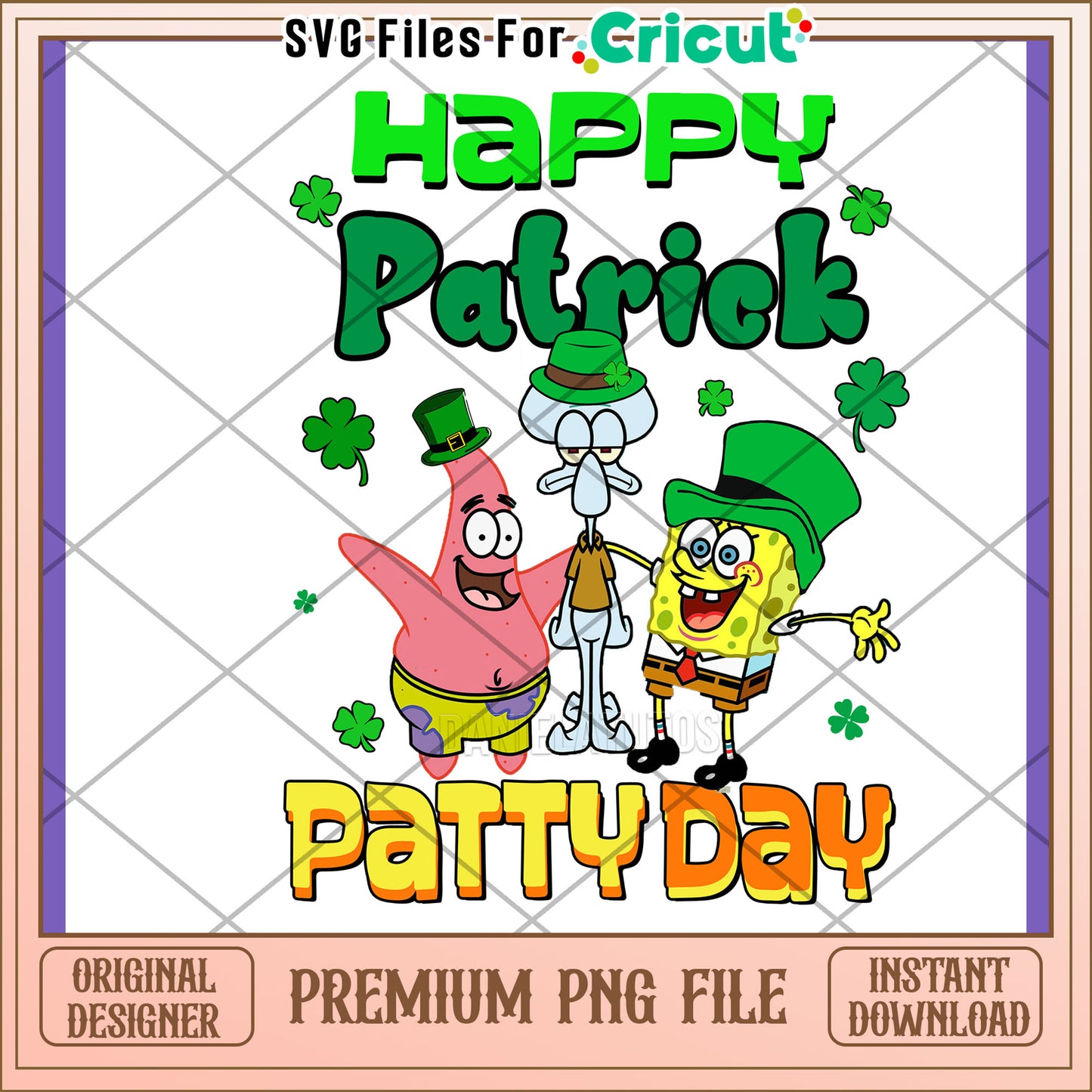 Happy Patrick Day PNG Design for Fun Celebrations