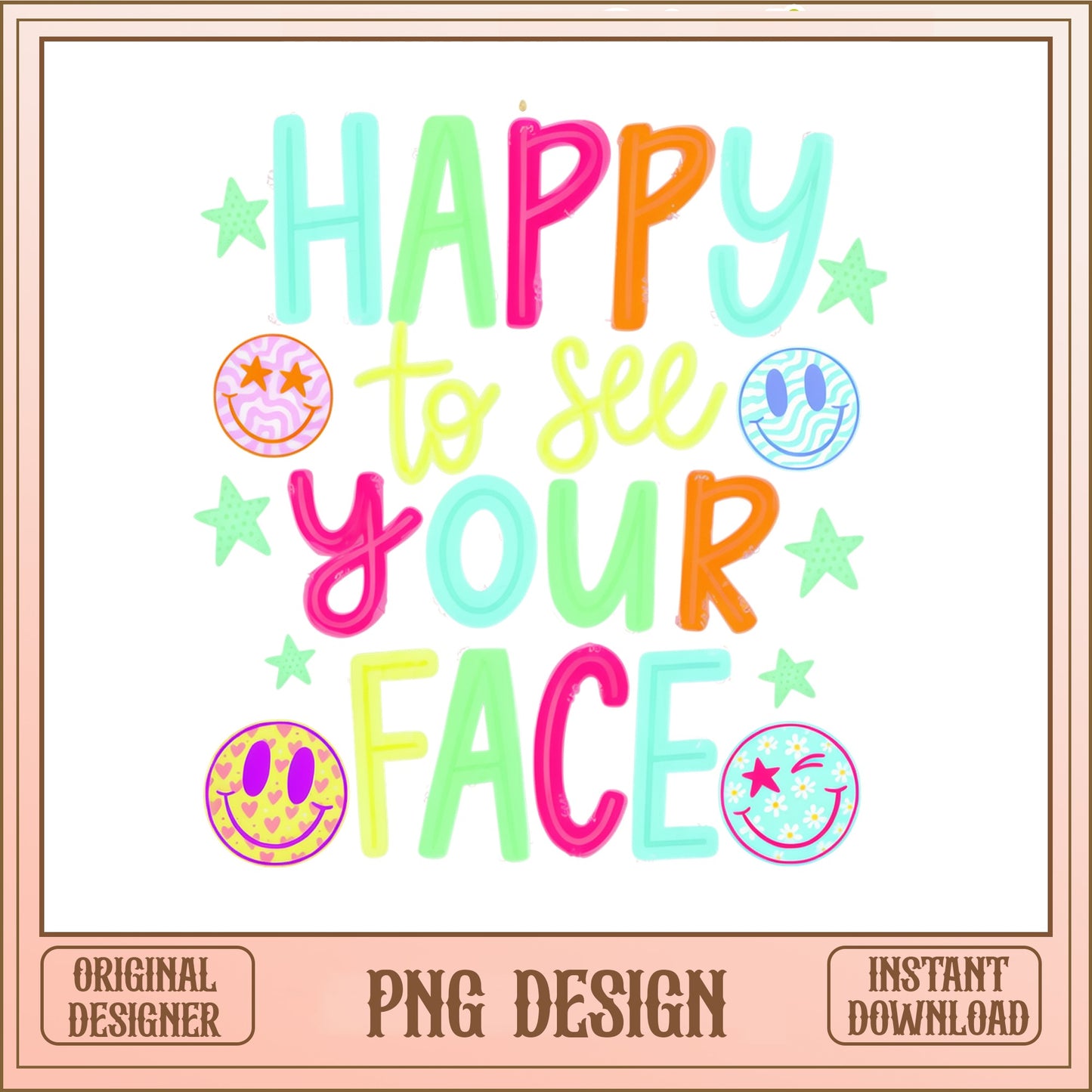 Happy To See Your Face PNG, Smiley Face PNG, Teacher PNG