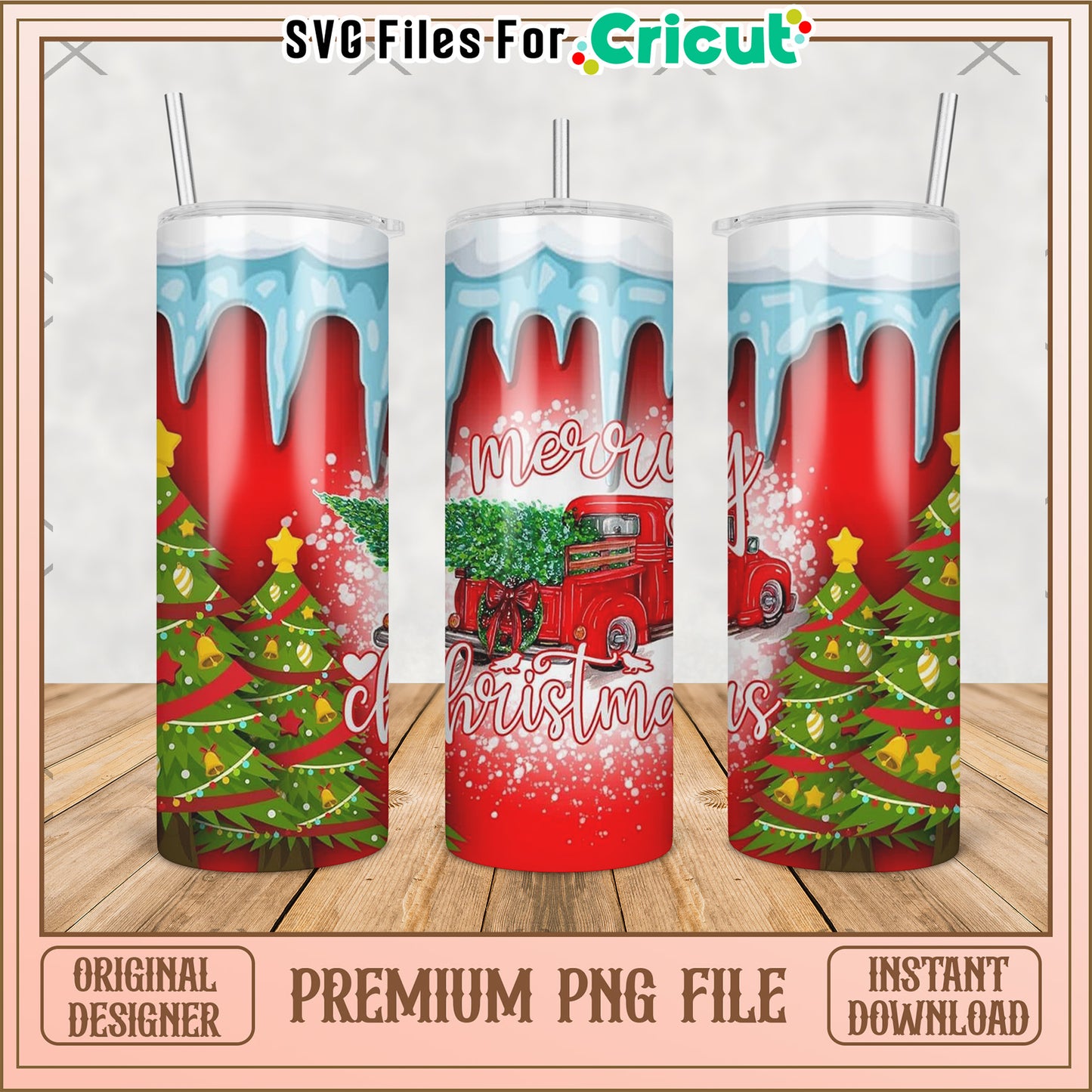 Happy christmas design tumbler png, baby grinch png, grinch christmas tree png
