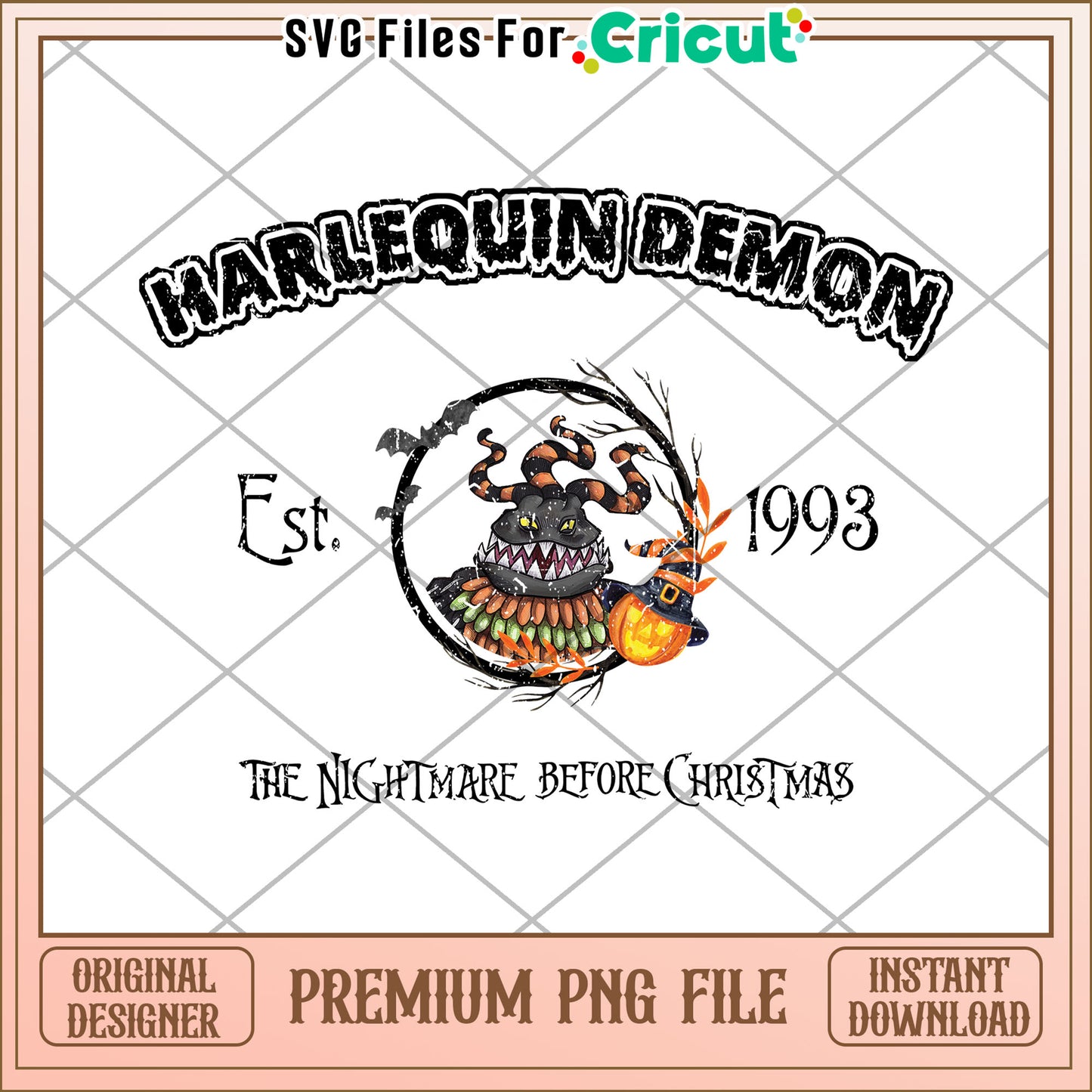 Harlequin demon png, halloween candy png, halloween pumpkin png