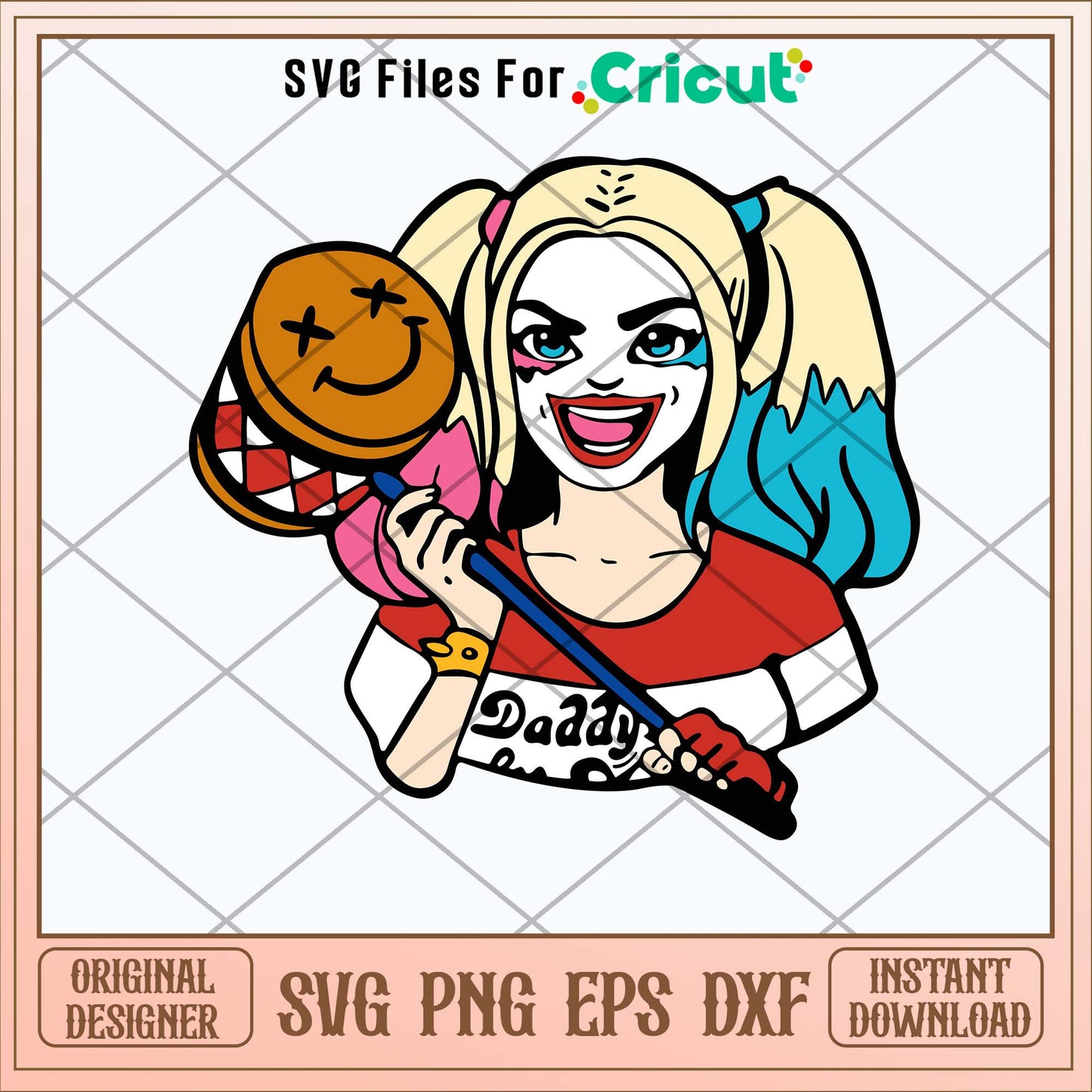 Harley Quinn Chibi Svg