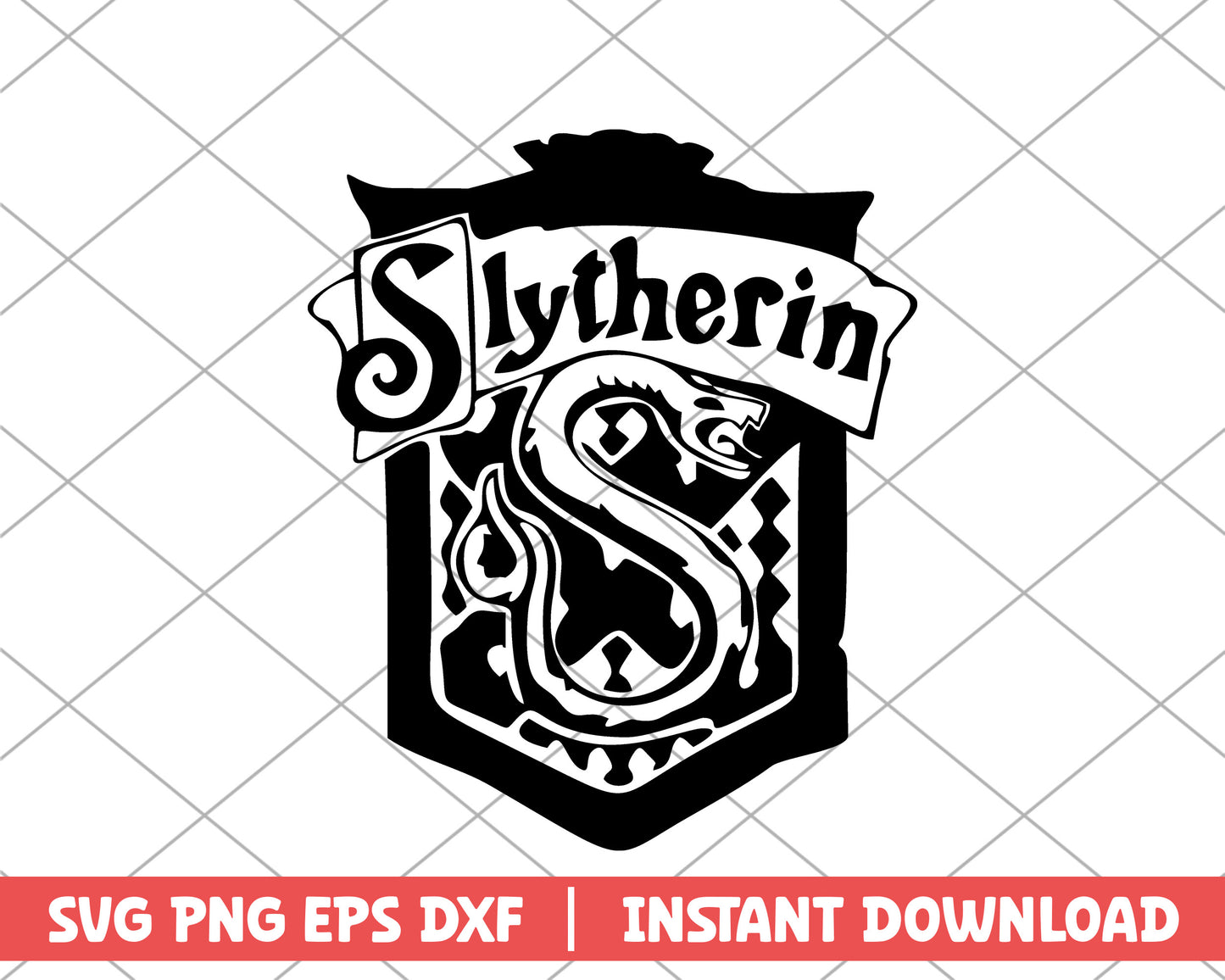 Harry Potter slytherin cartoon svg