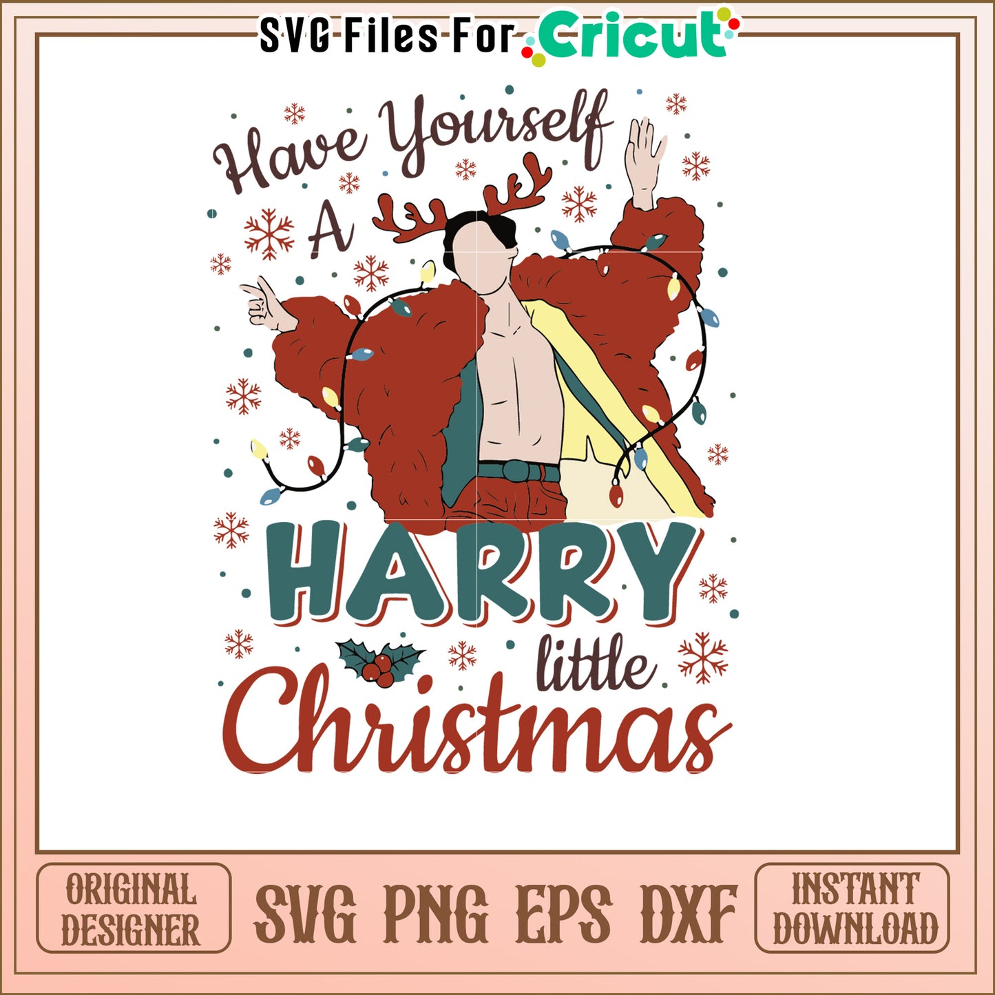 Harry Styles Christmas SVG