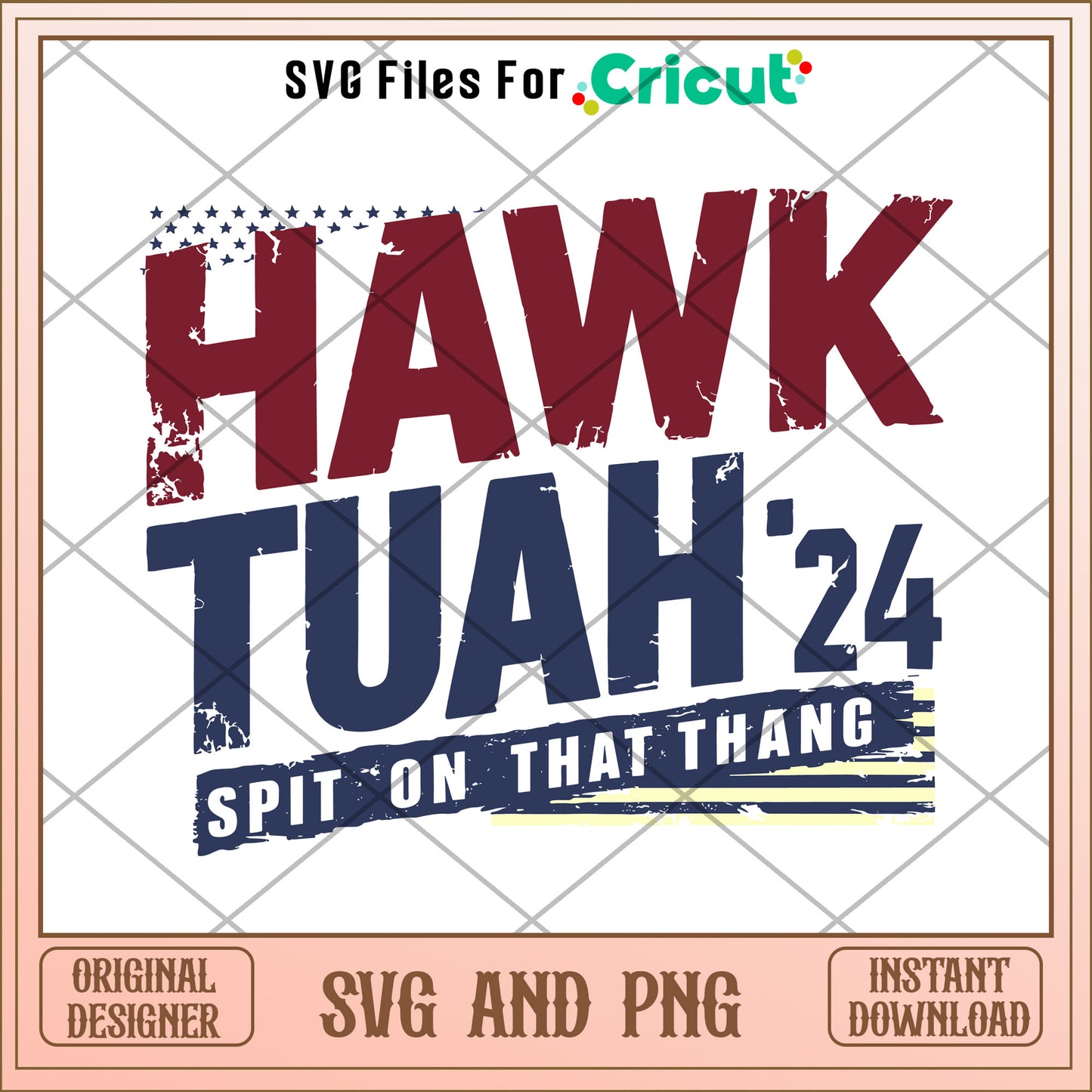 Meme hawk tuah 24 spit on that thang SVG
