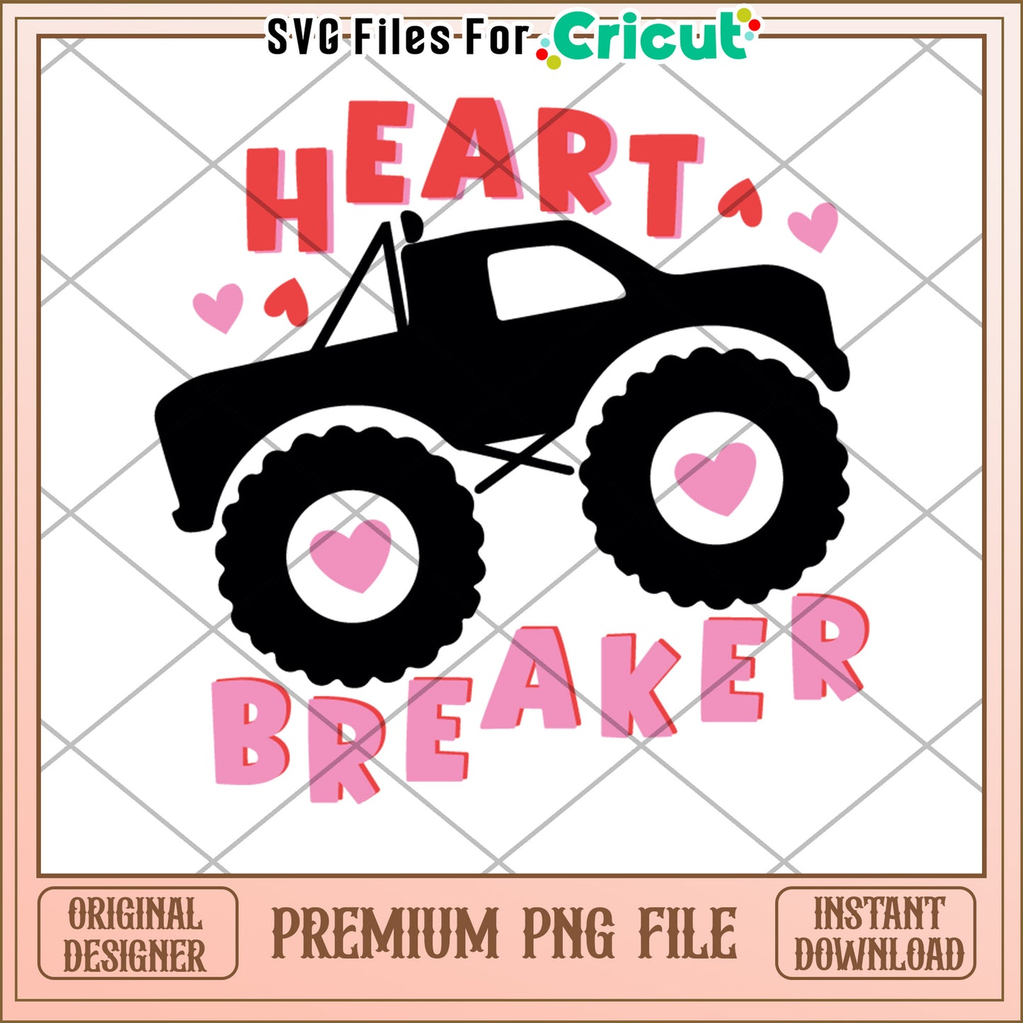 Heart Breaker Monster Truck PNG