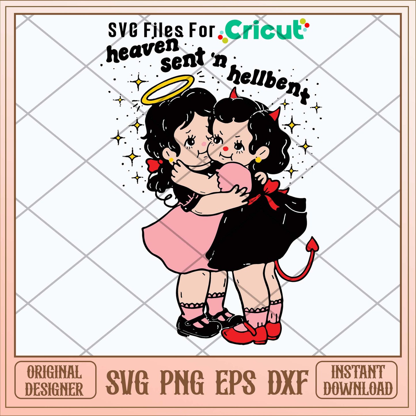 Heavensent and Hellbent Svg