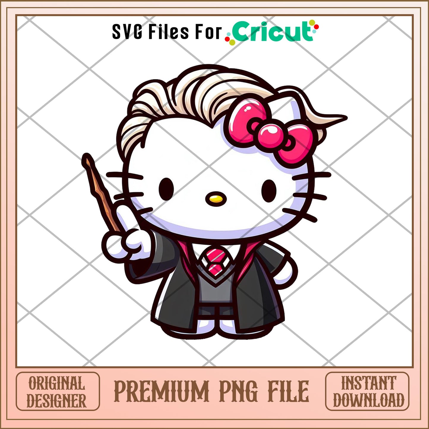 Hello Kitty Harry Potter design png, Harry Potter png, Digital Download