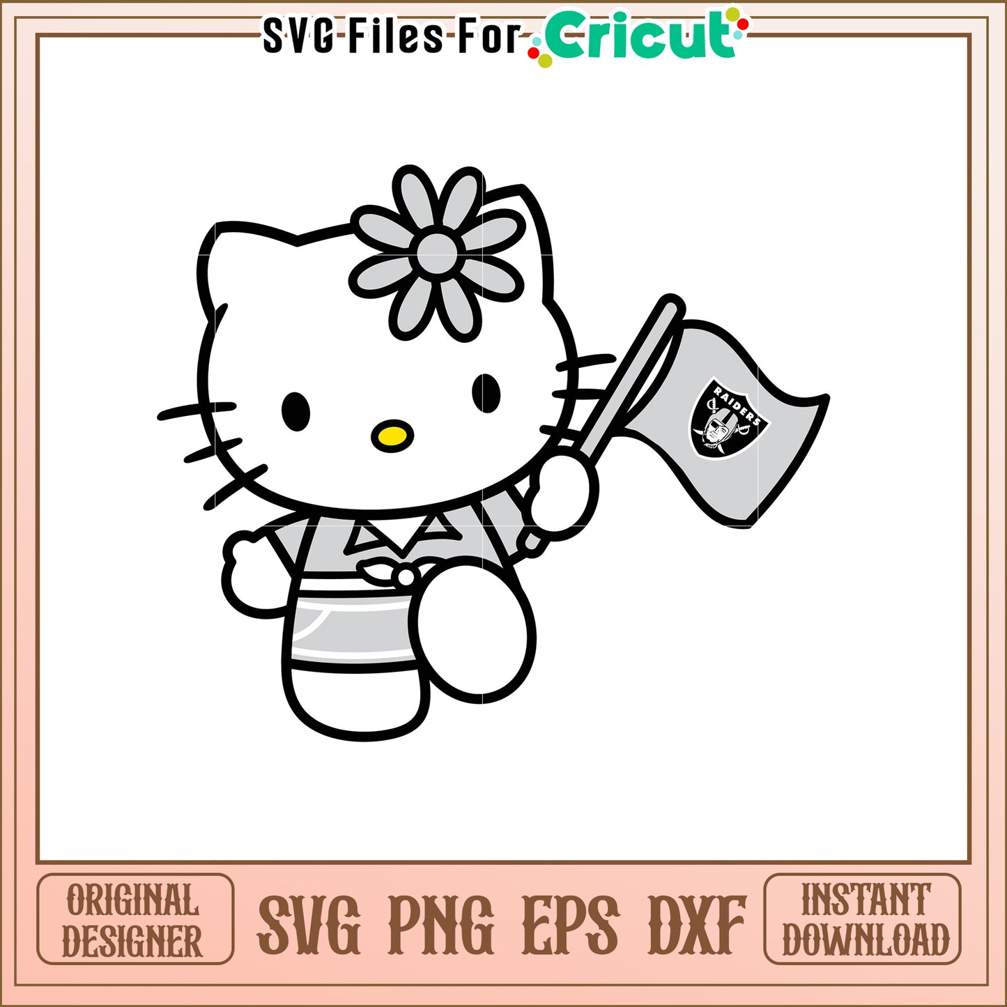 Hello Kitty Raider SVG Design for Fans and Crafts