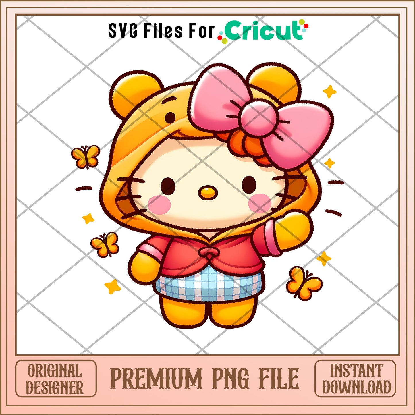 Hello kitty Winnie The Pooh png, Winnie The Pooh characters png, Digital Download