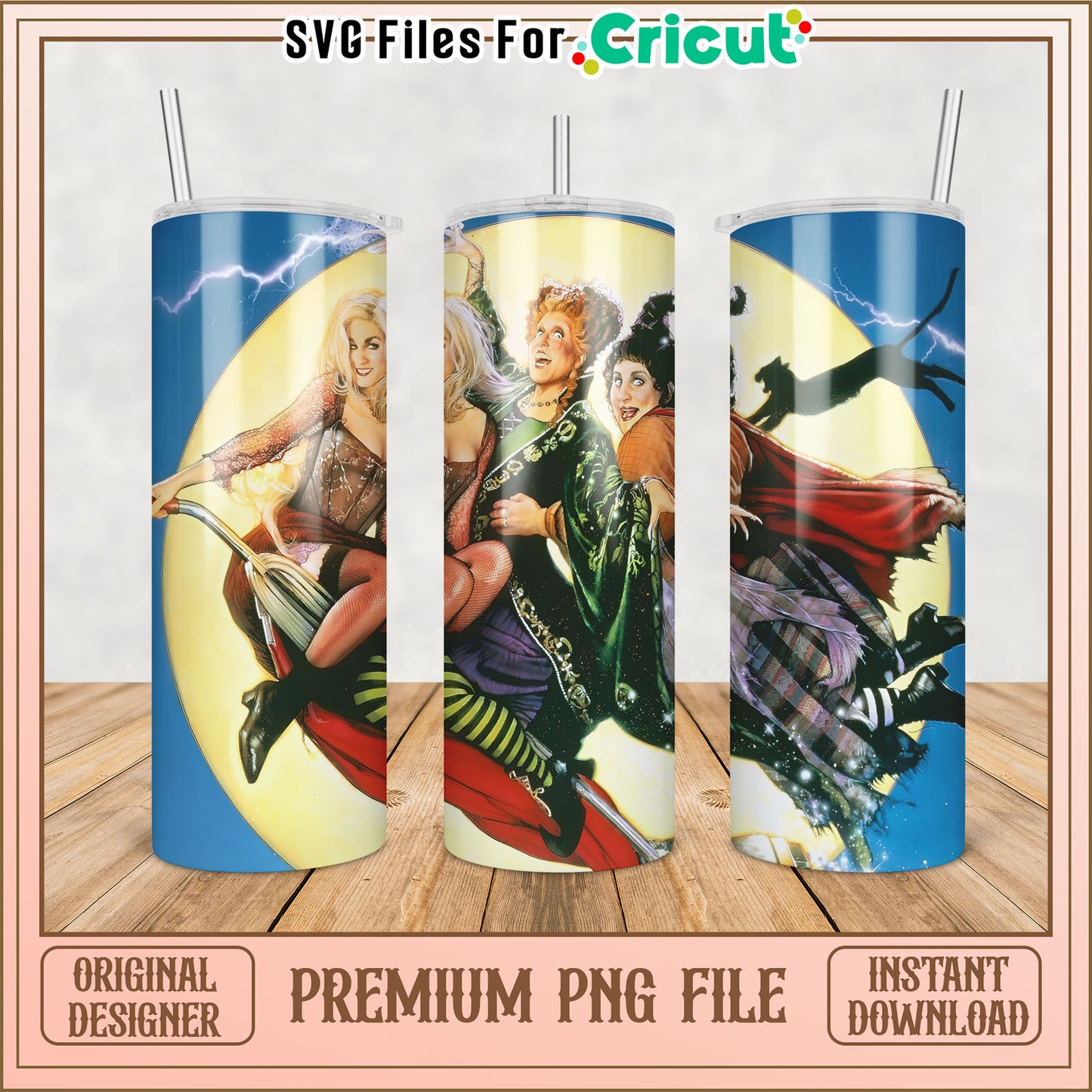 Hocus Pocus Tumbler PNG Instant Download