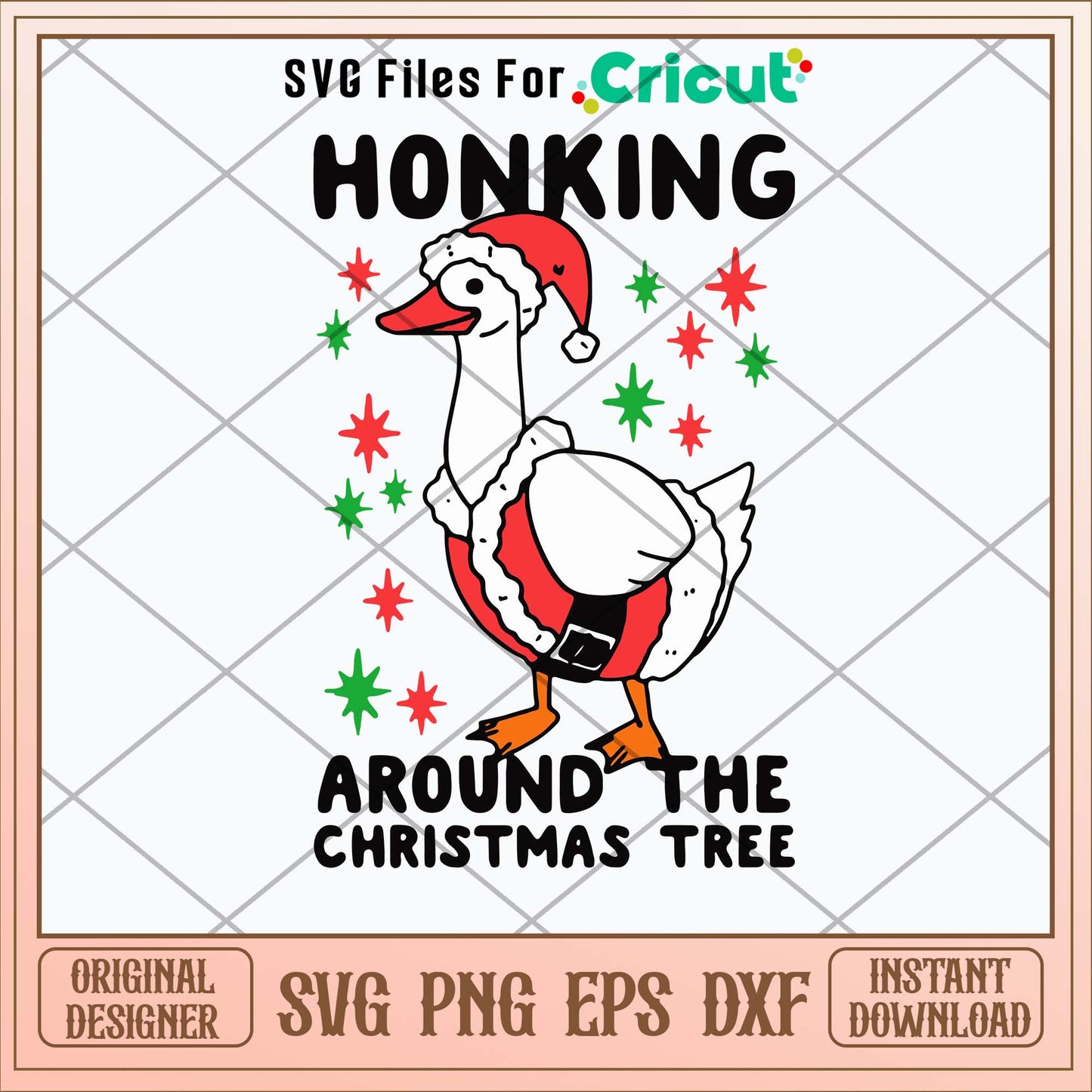 Honking Around The Christmas Tree Svg