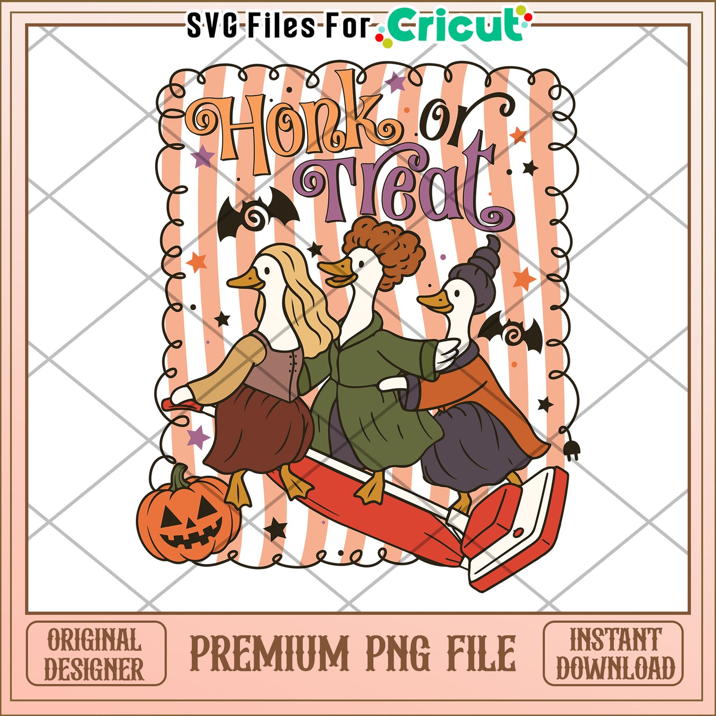 Honk or treat png, halloween pumpkin png, halloween music png