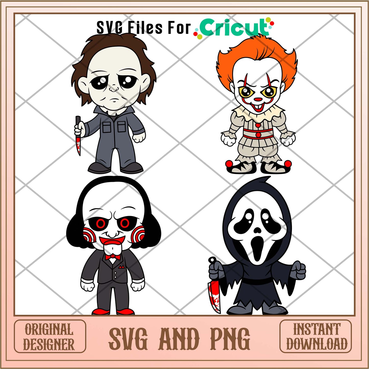 Horror Movie squad in color svg bundle, Horror movies svg - Svgfileforcricut
