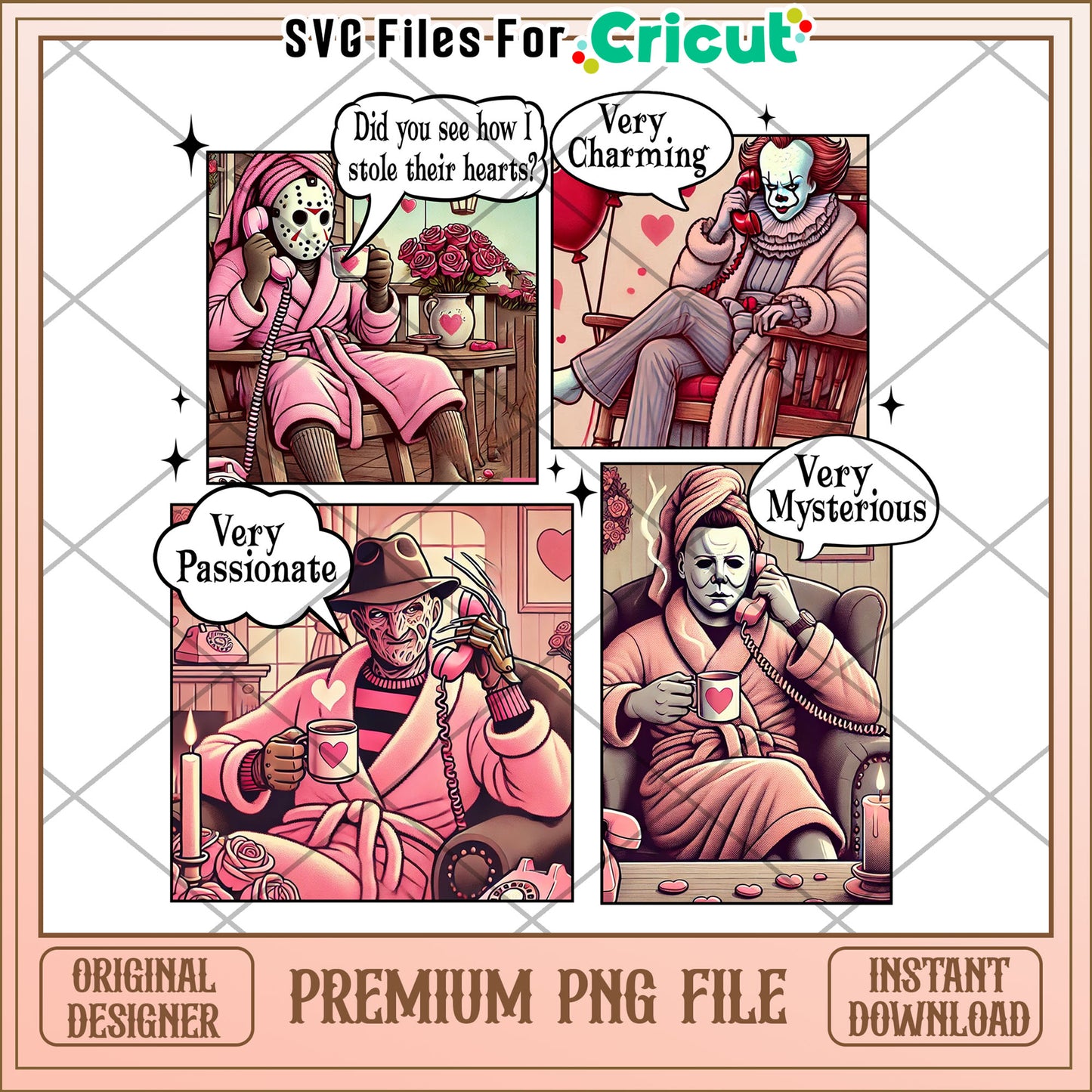Horror Movie Valentine PNG Download