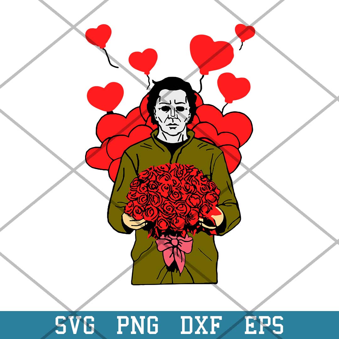 Horror Movie Valentine Svg, Michael Myers Valentine Svg-Svgfilesforcricut