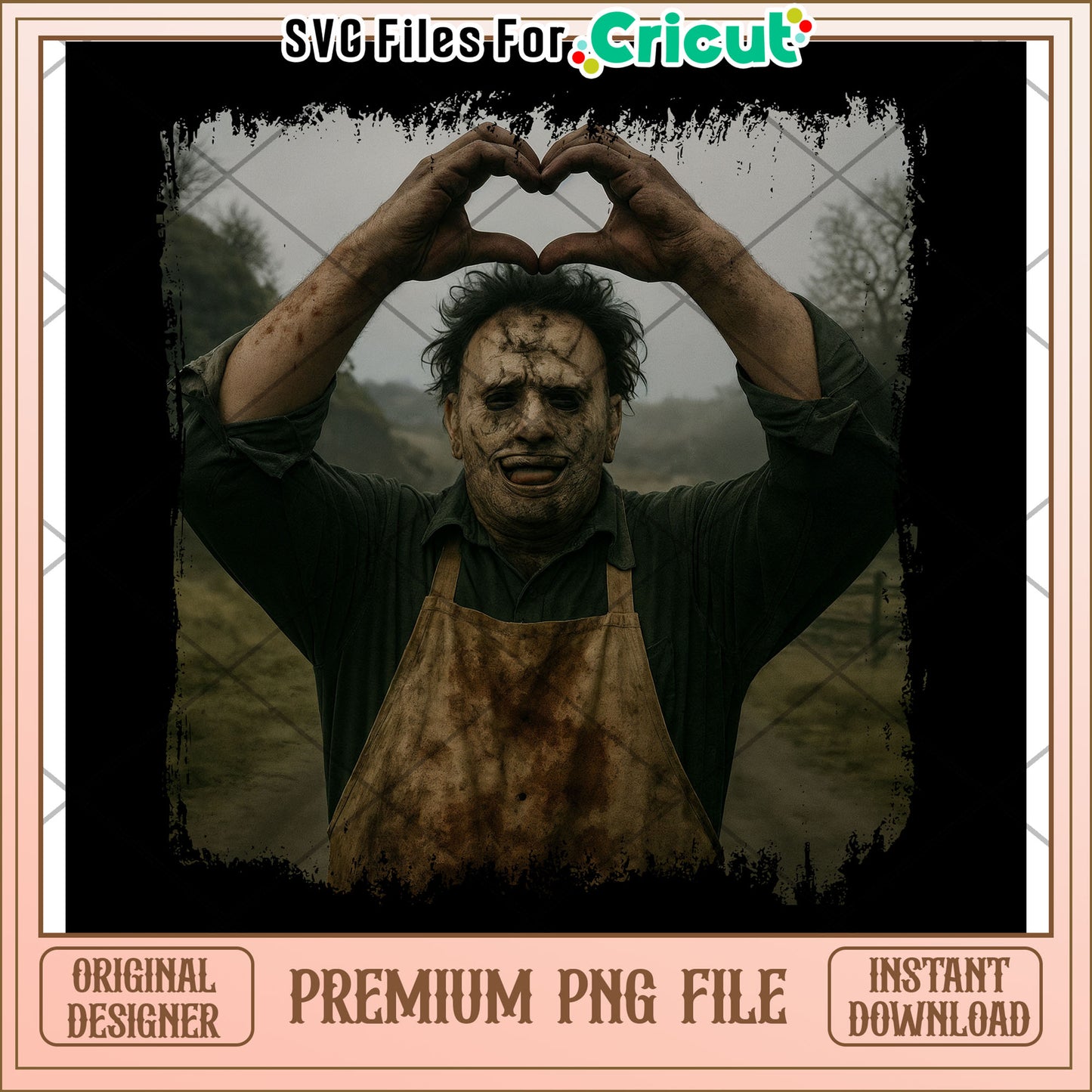 Horror leather face png, halloween characters png, halloween season png