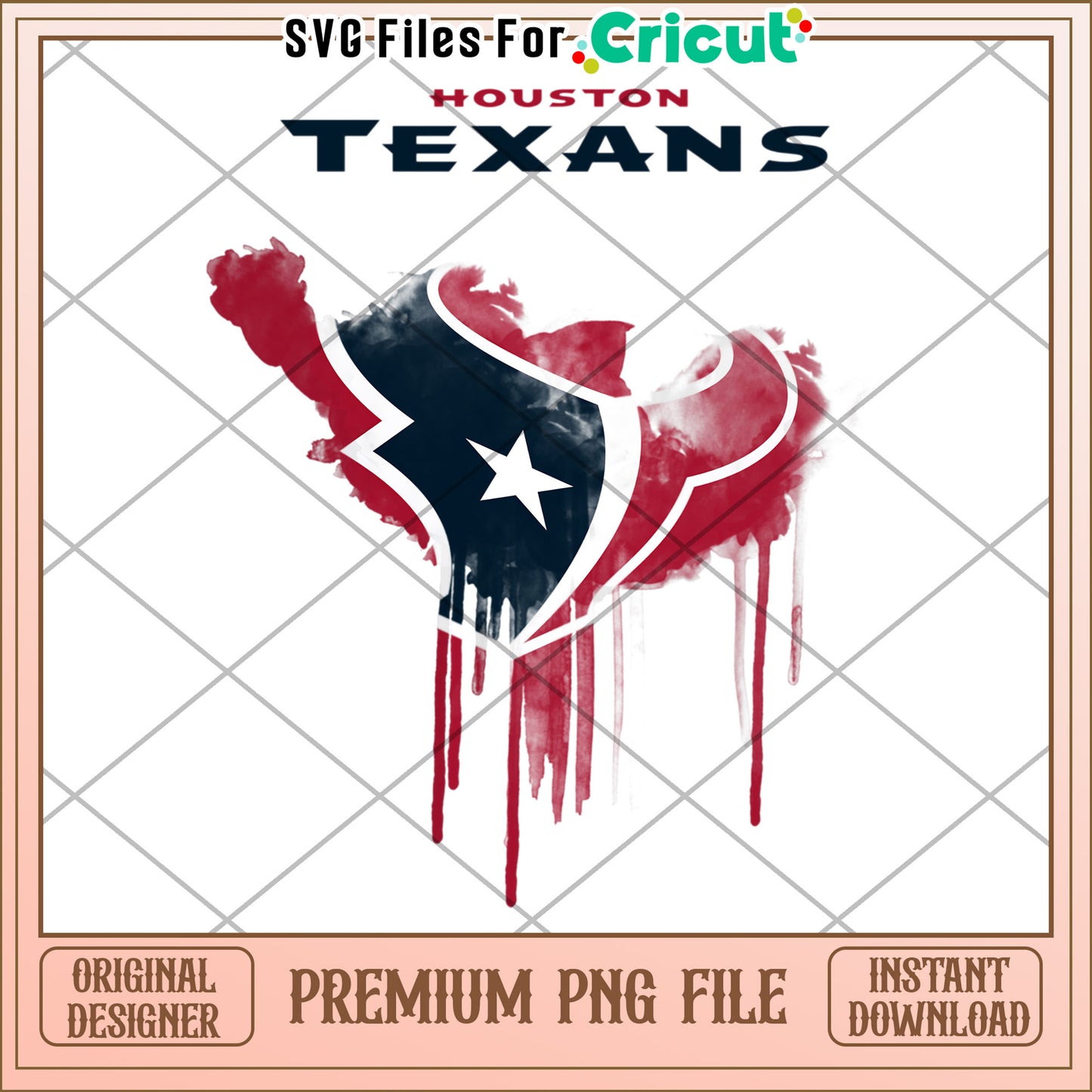 Houston Texans PNG design for Cricut, perfect for fan projects