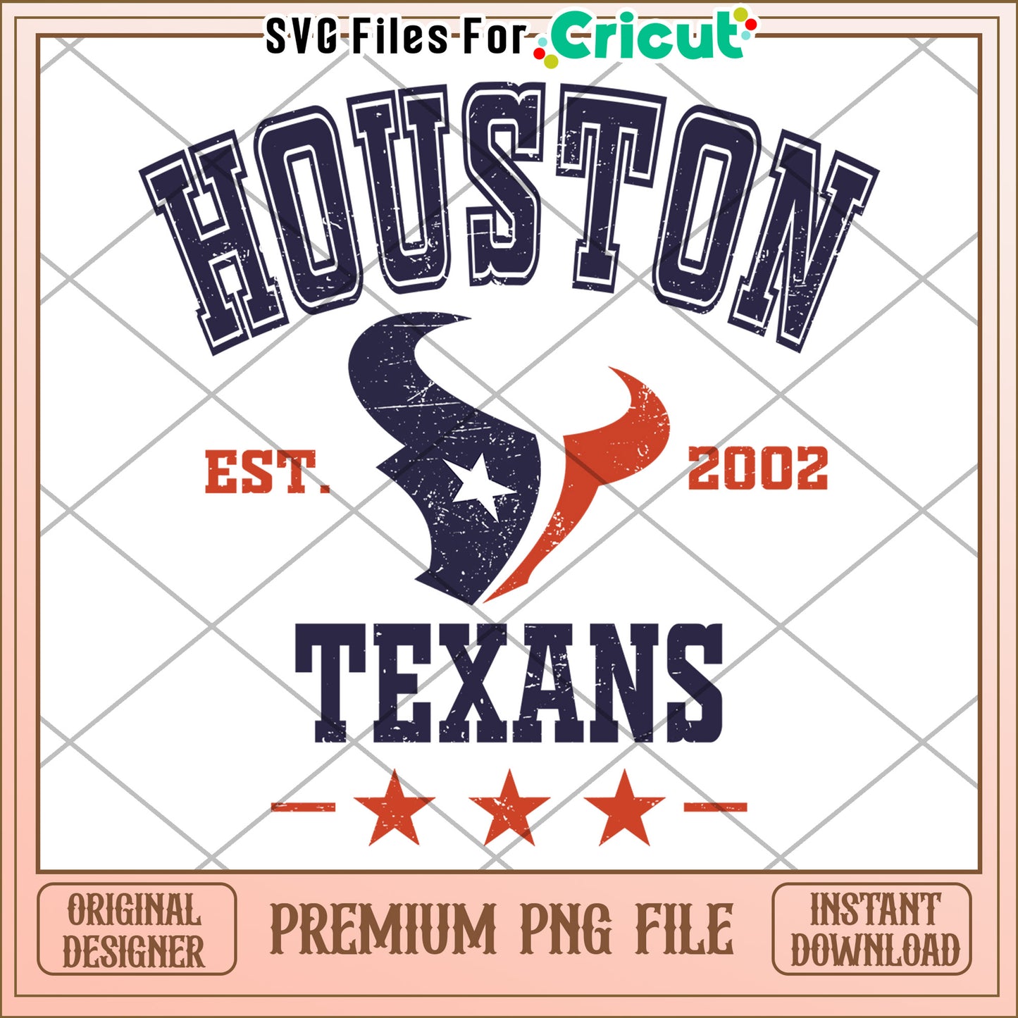 Houston Texans Vintage Design, Premium PNG File for Download