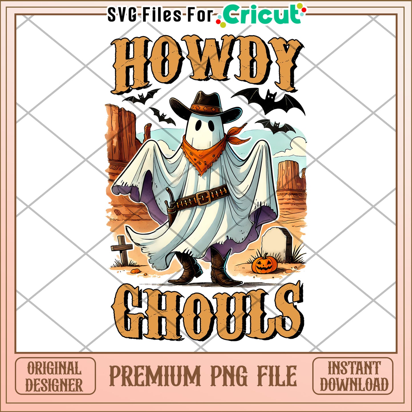 Howdy ghouls png, halloween decorations png, halloween cartoon png