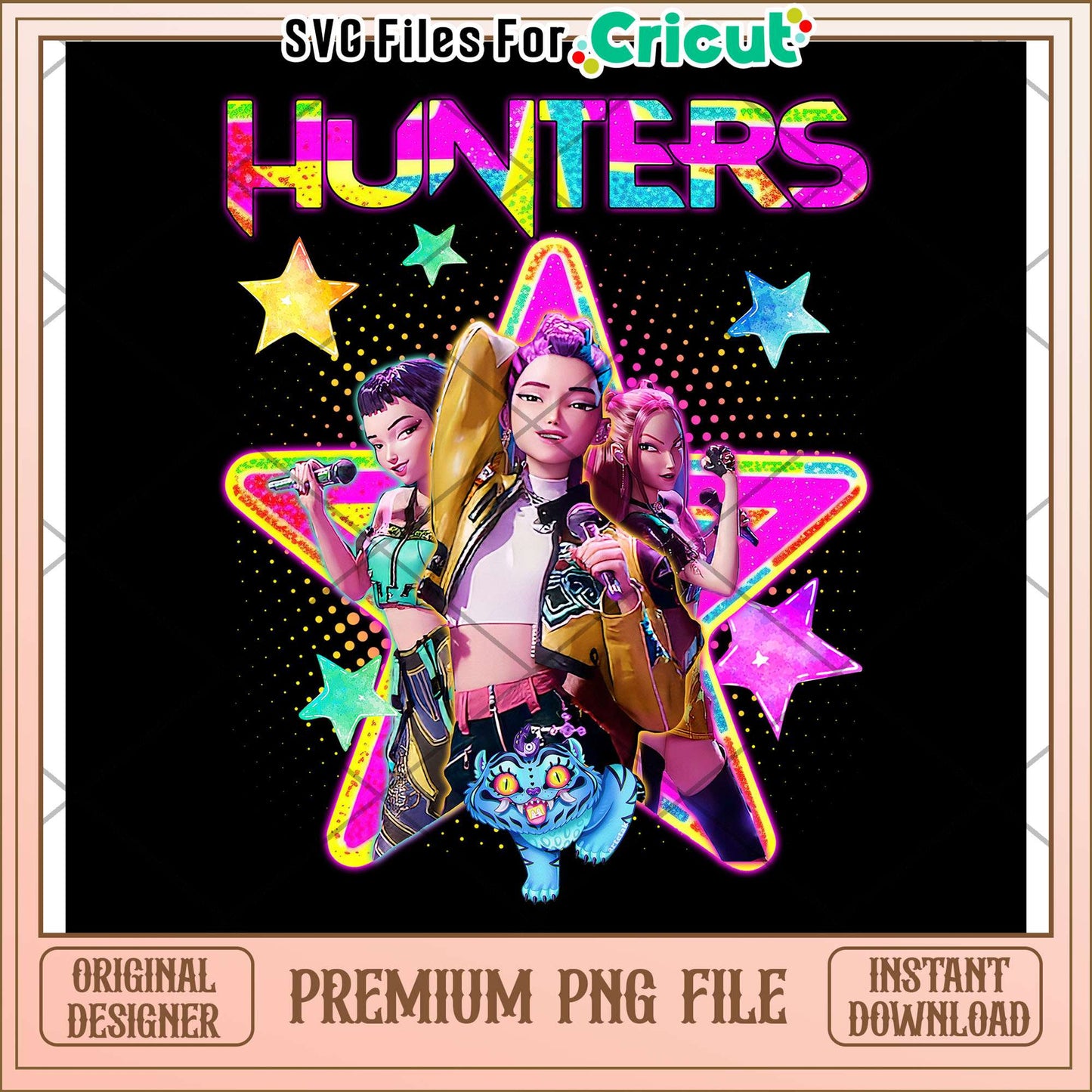 Hunters band png, kpop demon hunter png, demon idol png