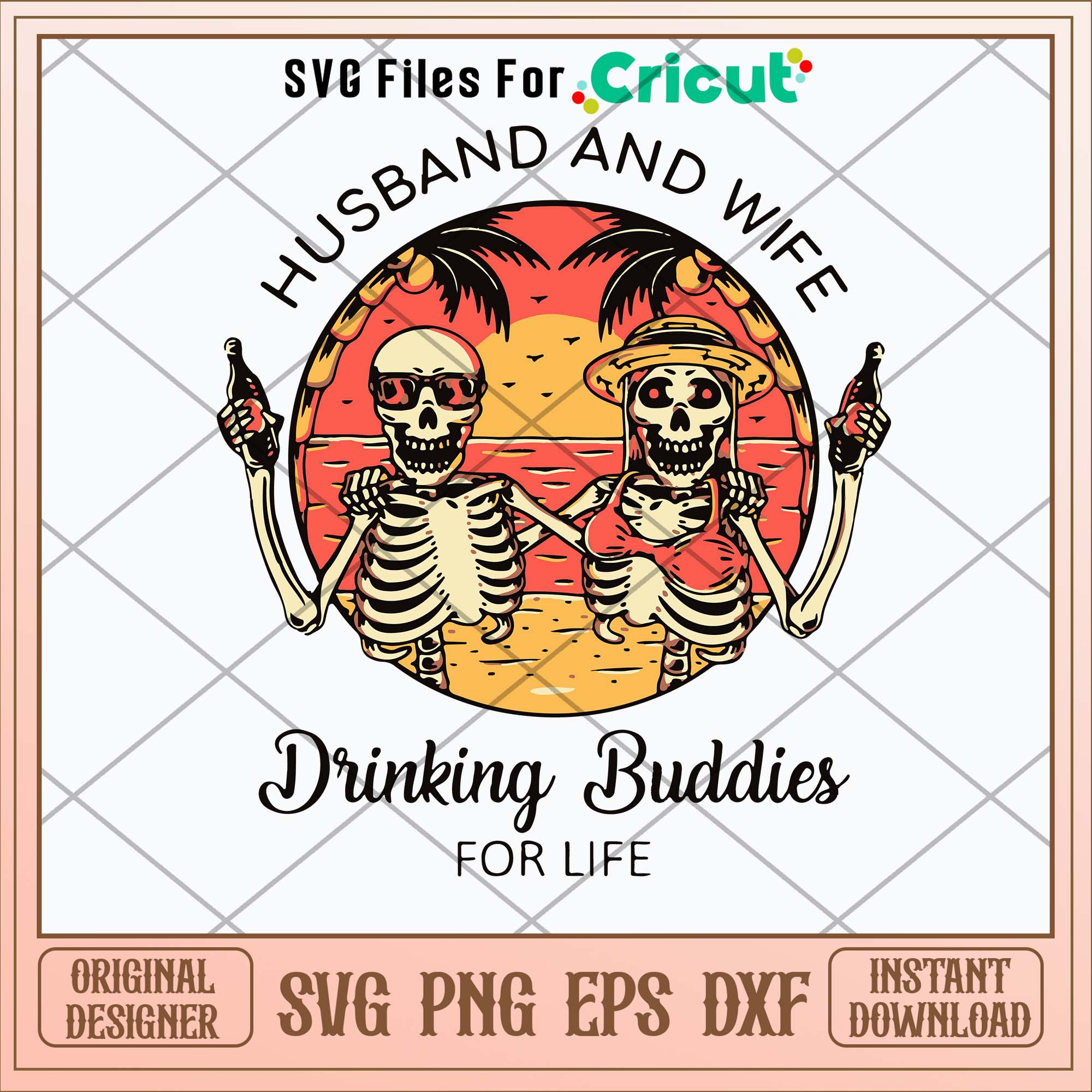 Husband & Wife Drinking Buddies For Life - Personalized Engraved Whisk