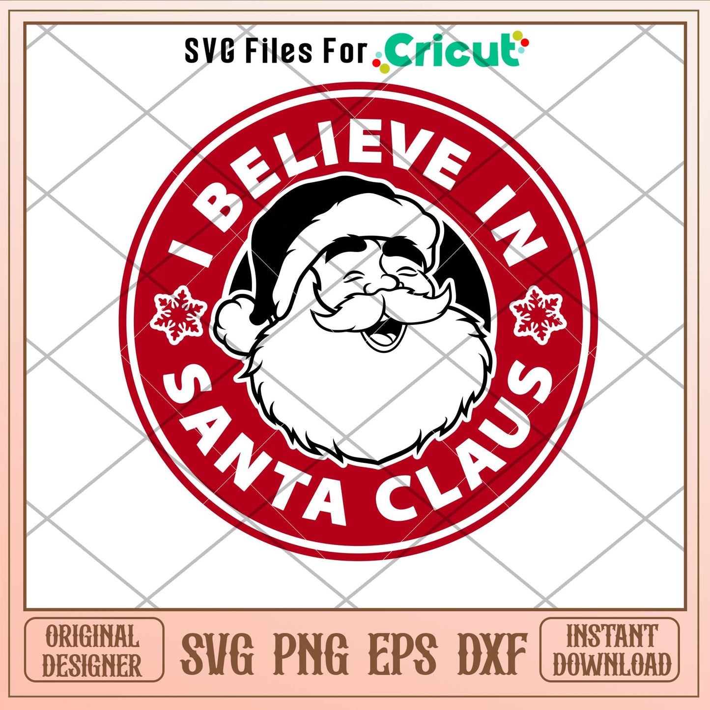 I Believe In Santa Claus, I Believe In Santa Claus Starbucks Svg