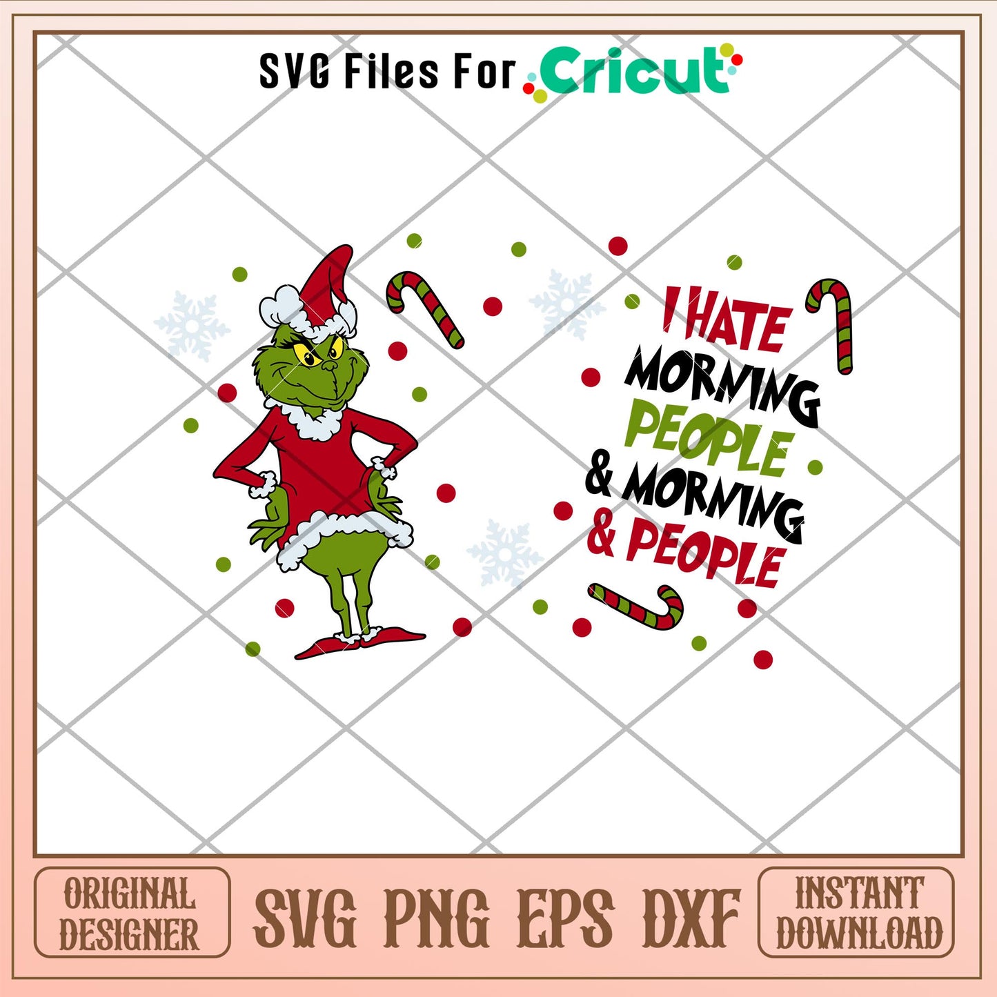 I Hate Morning People Full Wrap, I Hate Morning People Starbucks Full Wrap Svg