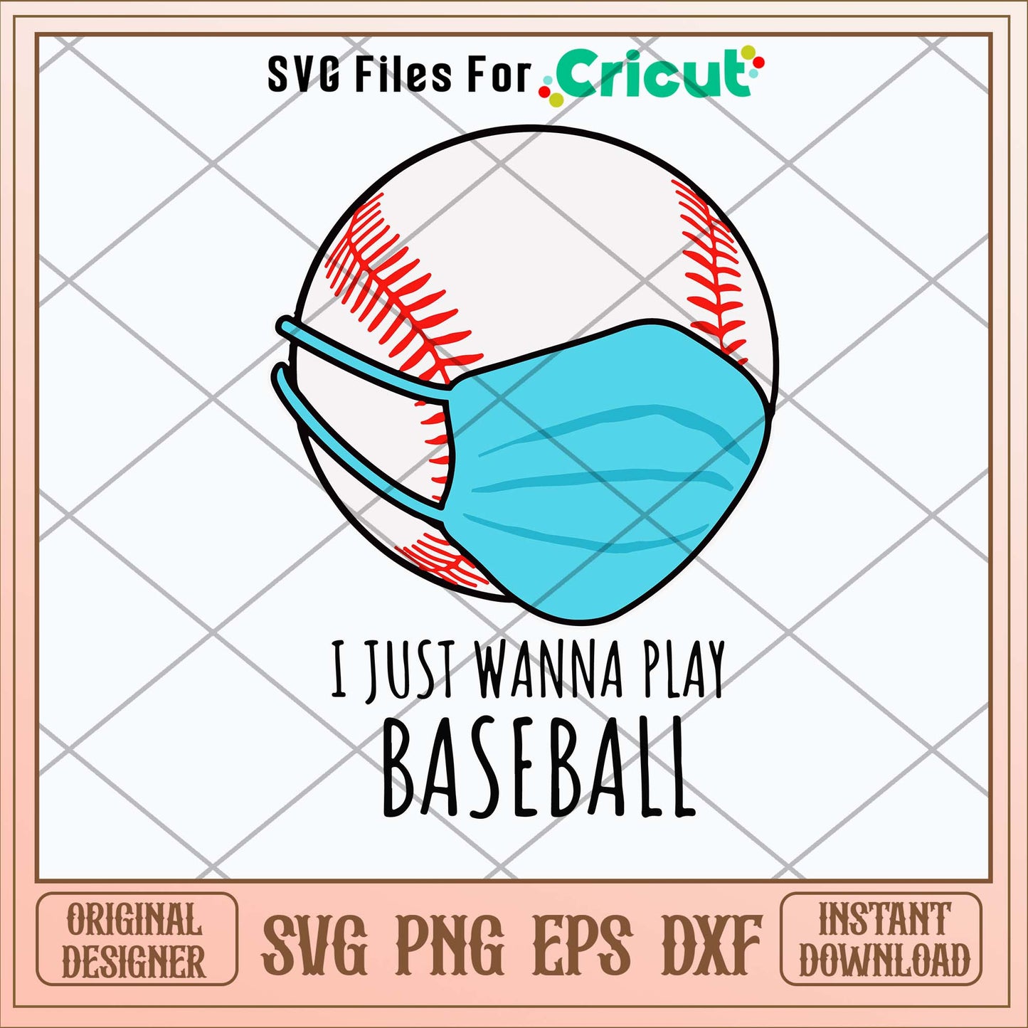 I Just Wanna Play Baseball Svg
