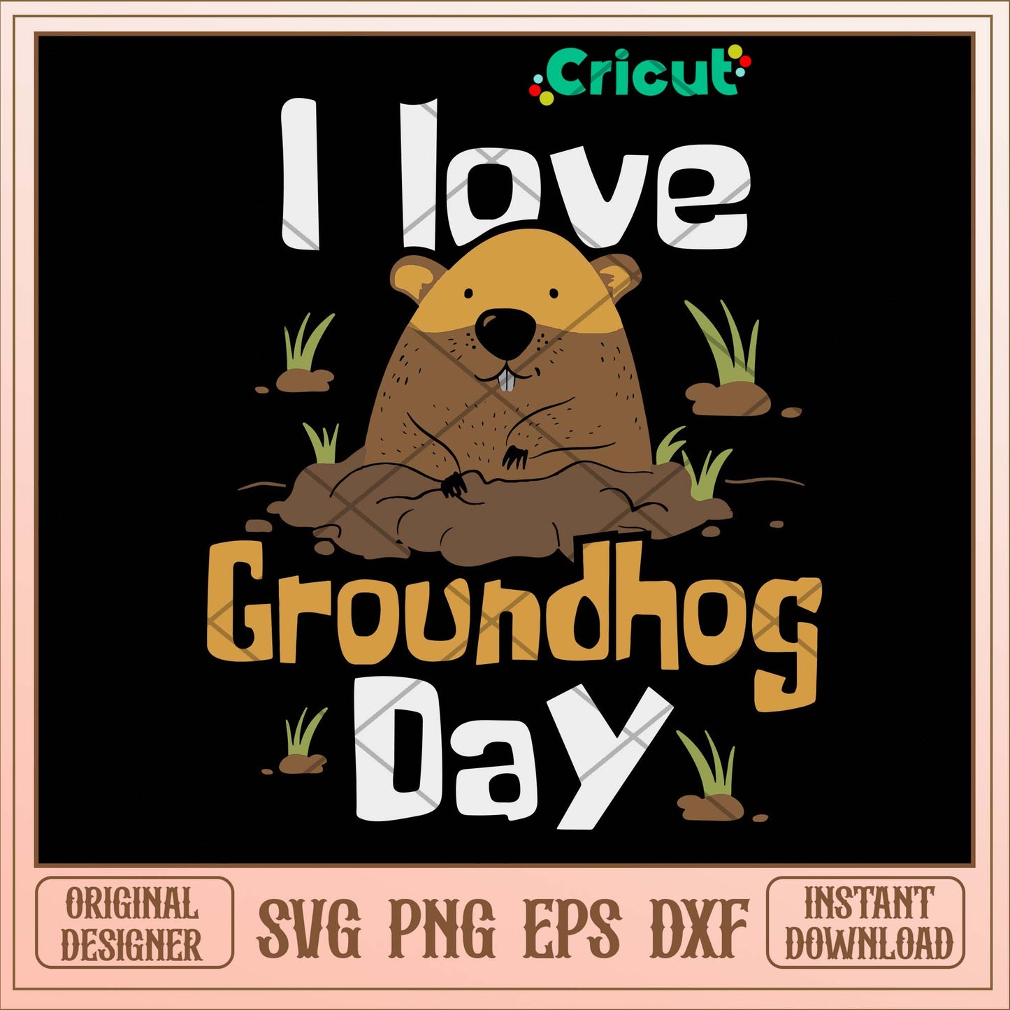 I Love Groundhog Day Svg