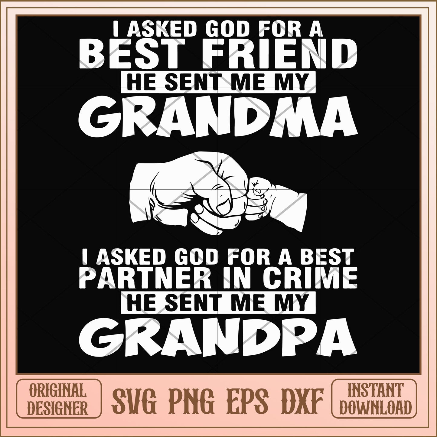 I asked god for a best friend svg, friend svg, funny svg
