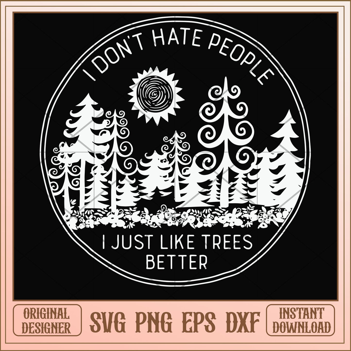 I don't hate people svg, people svg, funny svg