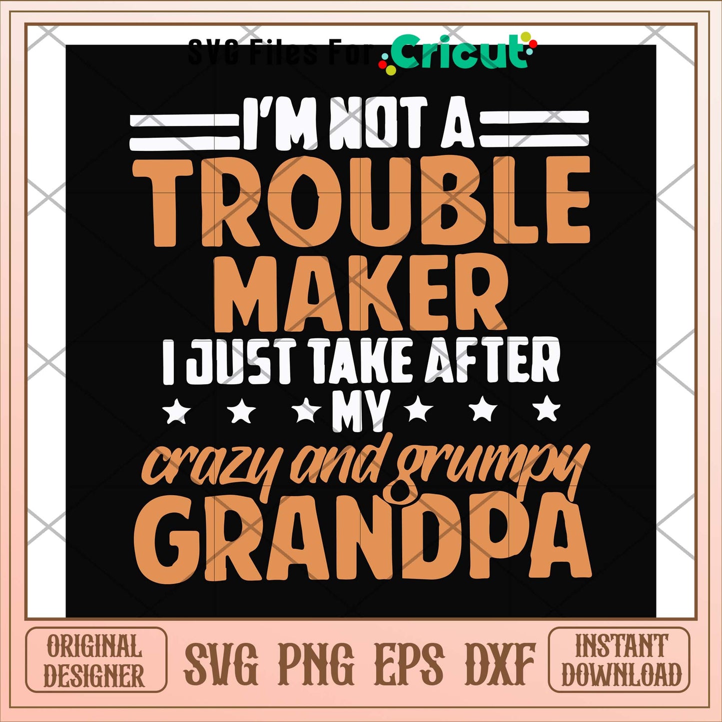 I'm not a trouble maker svg, trouble maker svg, funny svg