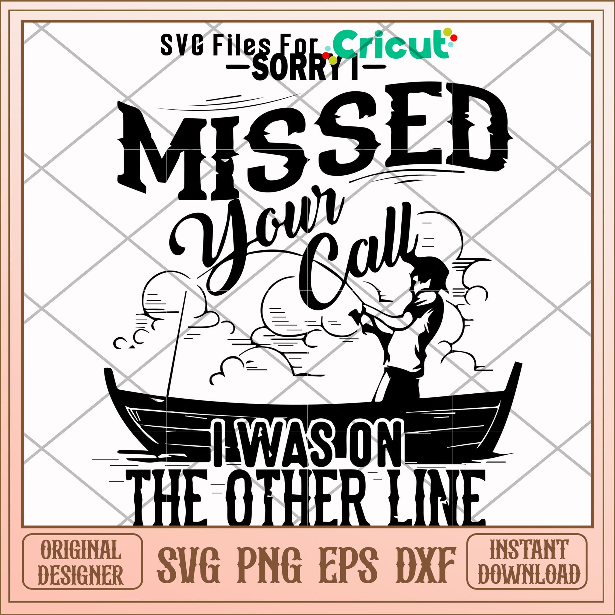 I missed your call i was on the other line svg, missed svg, other svg