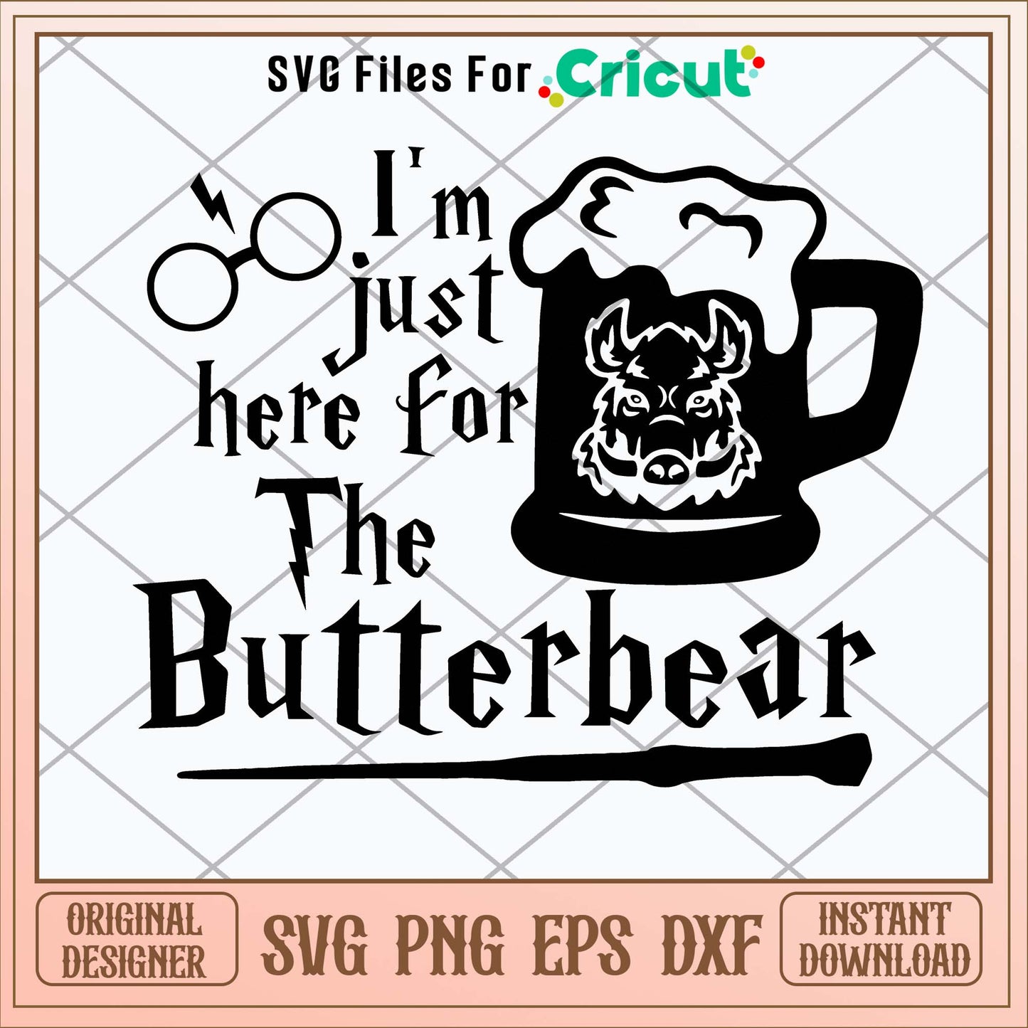 I’m just here for The Butterbeer Svg