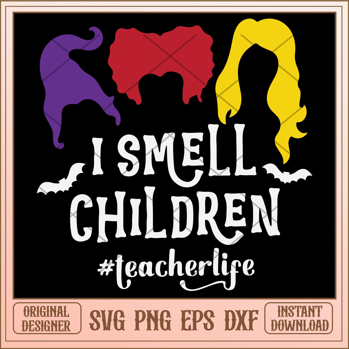 I smell children Hocus Pocus svg, Hocus Pocus characters svg, digital download