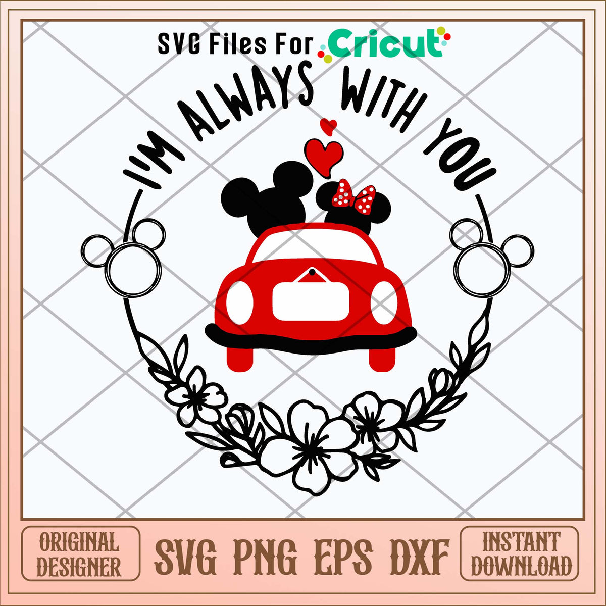 I am always with you svg, Mickey Mouse Svg-Svgfilesforcricut