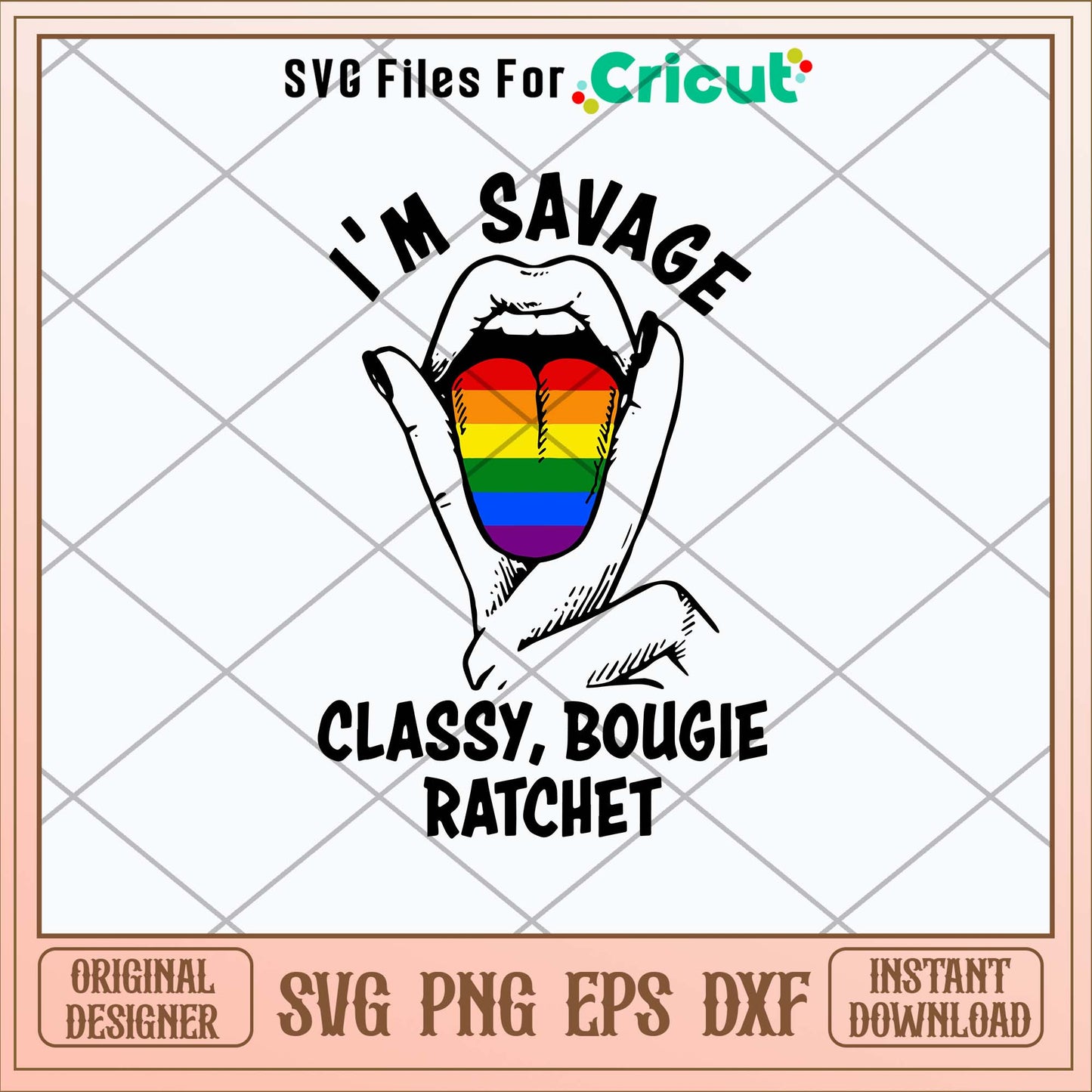Im Savage Classy Bougie Ratchet Svg