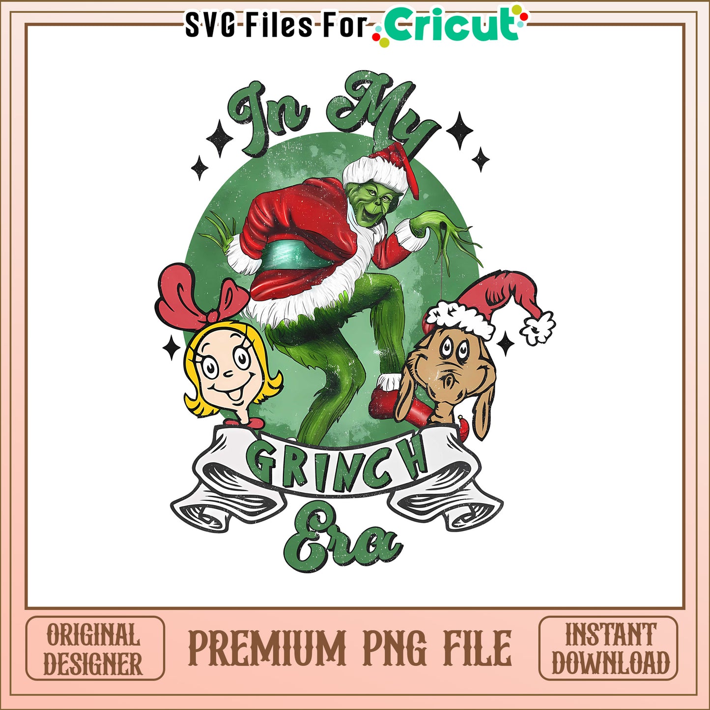In My grinch eras merry grinchmas png, the grinch disney plus png