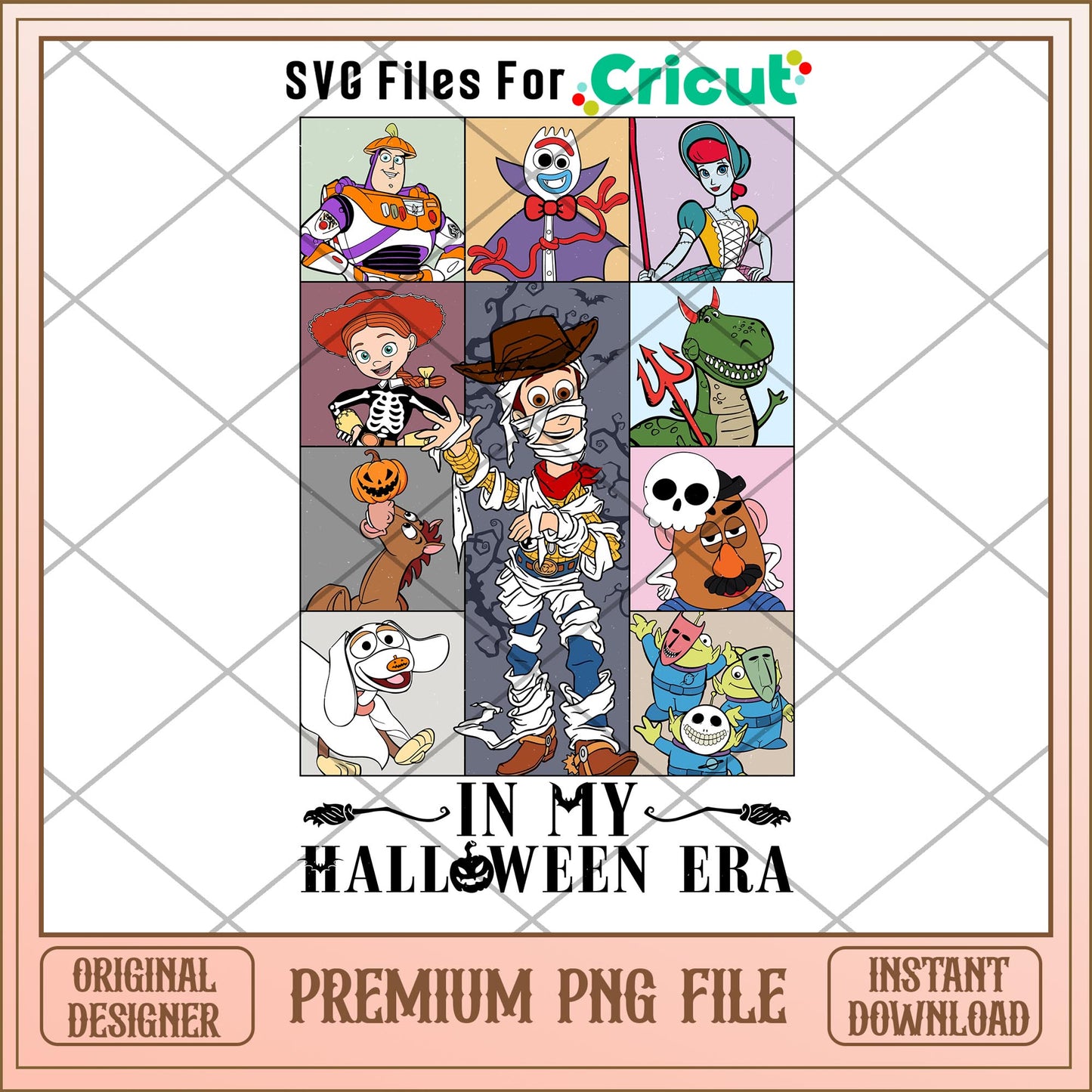 In my halloween era toy story png, toy story png, halloween png