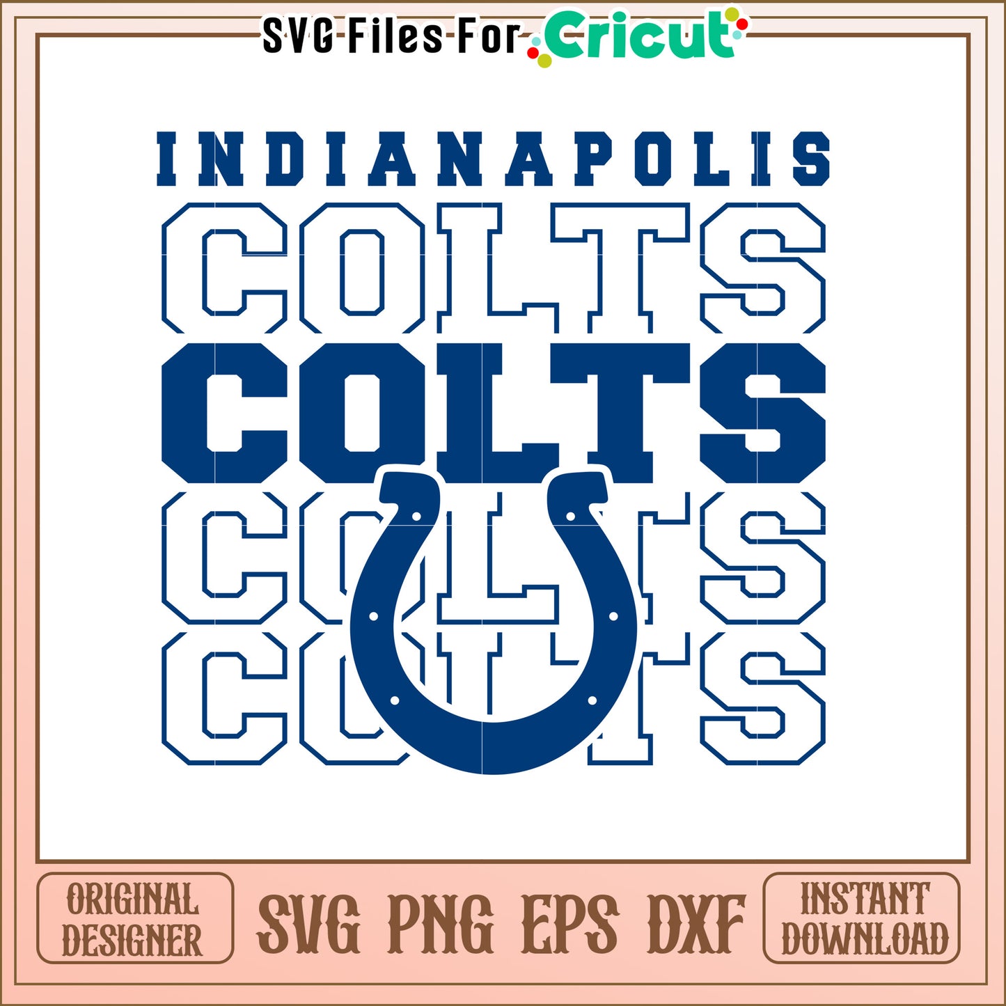 Indianapolis Colts SVG Design for Sports Fans
