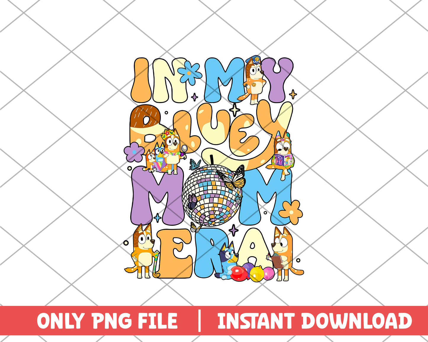 In my bluey mom era cartoon png