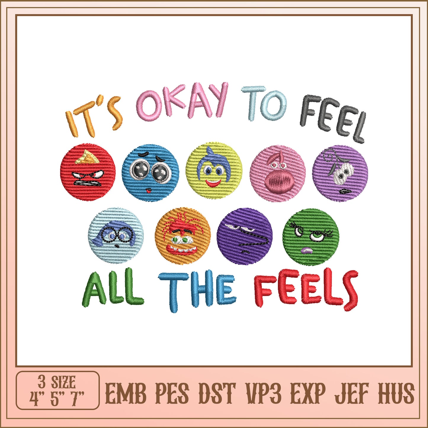 Inside Out Embroidery Design