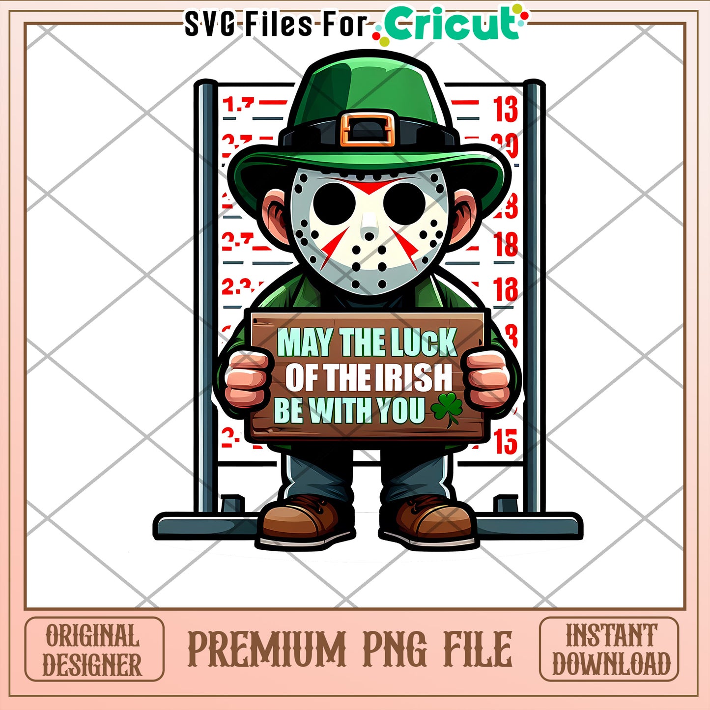 Irish Leprechaun PNG May the Luck Be With You