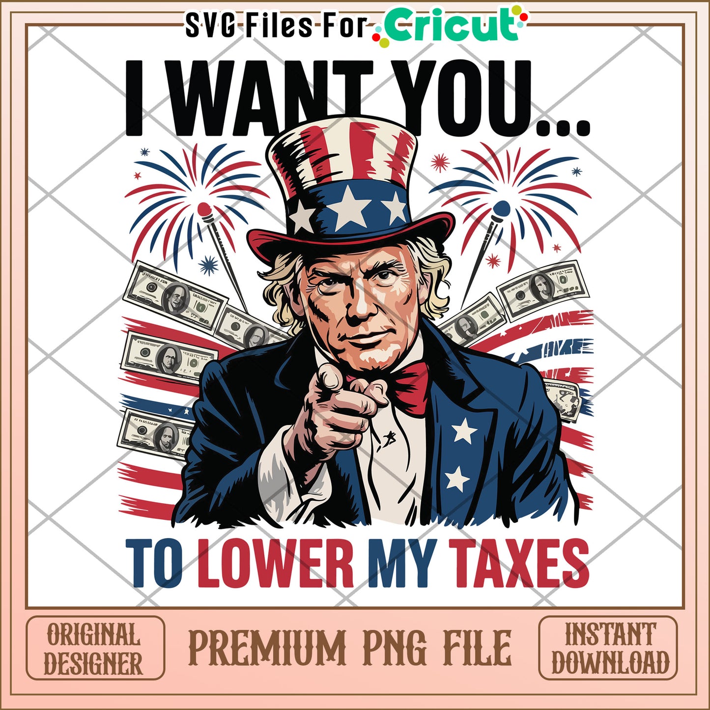 I want you to lower my taxes png, trump memes png, anti trump tax png