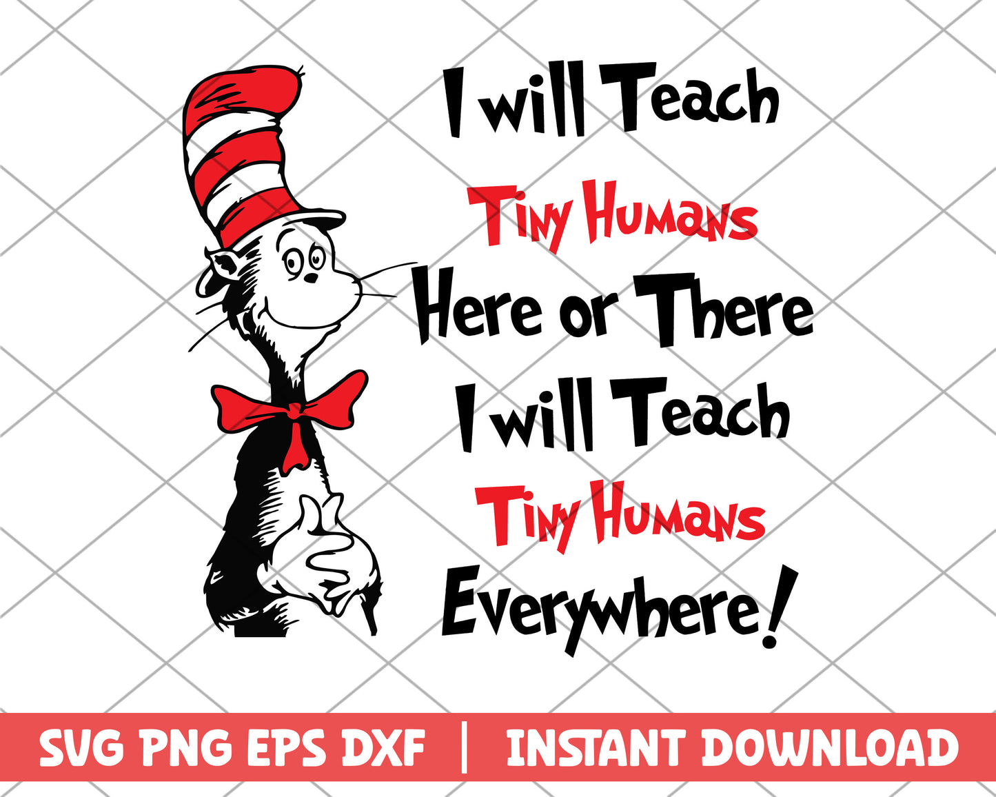 I will teach tiny humans here or there svg