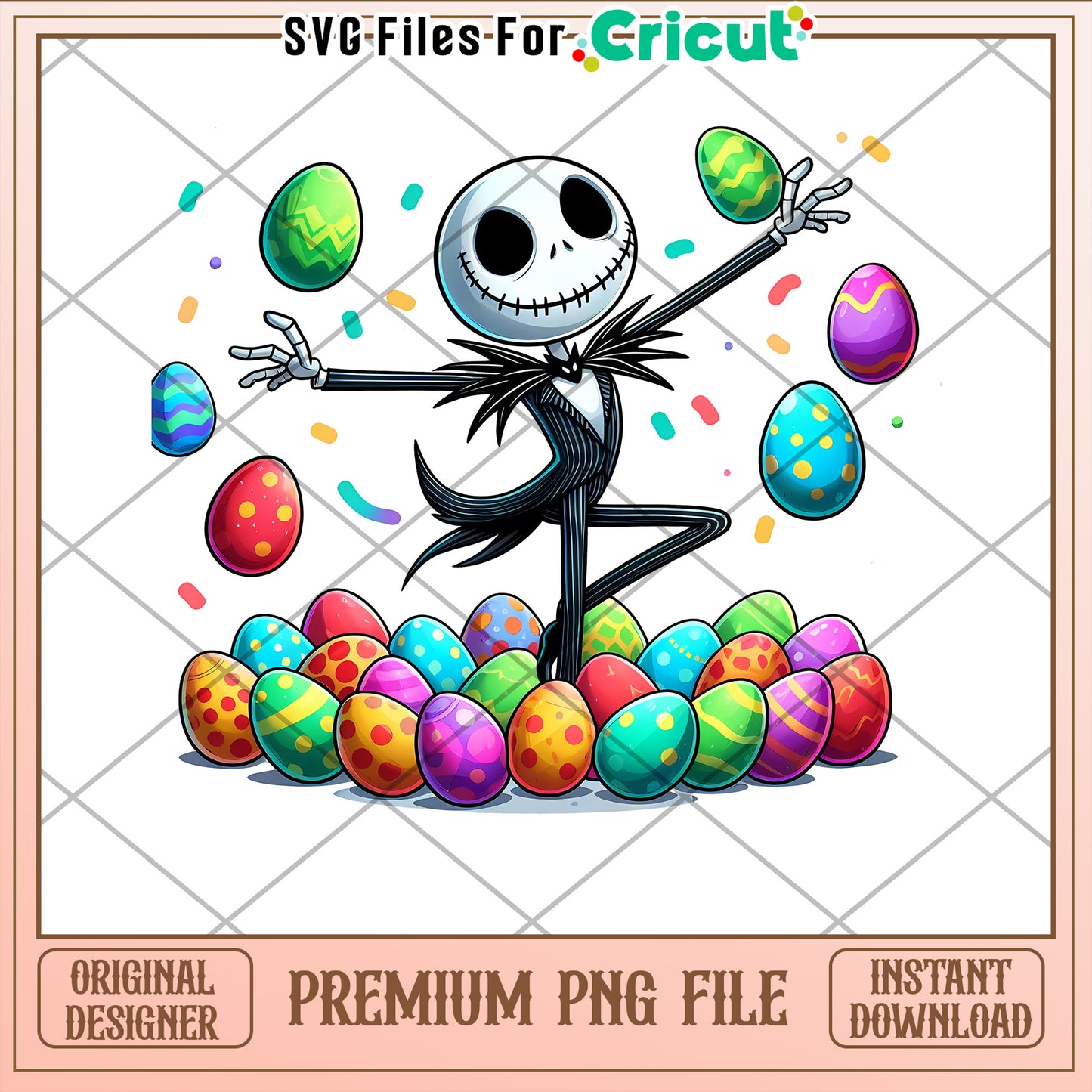 Jack Skellington Easter PNG Download