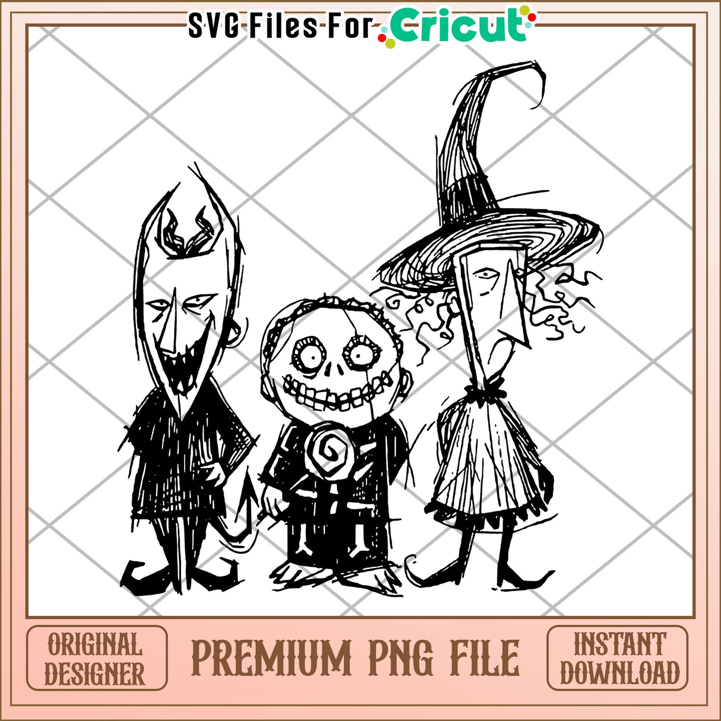 Jack's villains png, halloween horror nights png, autumn png
