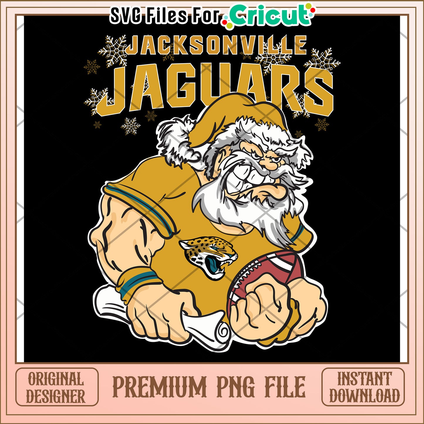 Jacksonville Jaguars PNG Design for Cricut, Premium Quality Download