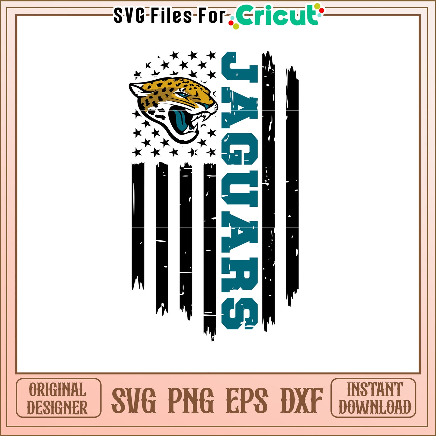 Jaguars SVG Design Football Team Logo