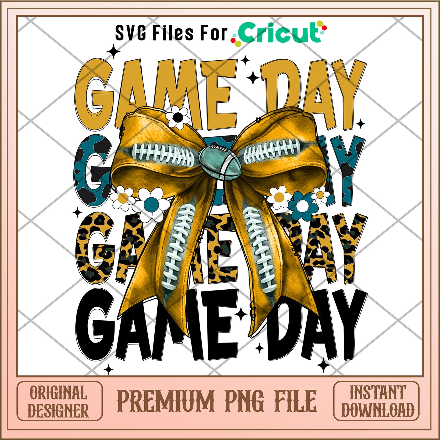 Jaguars coquette football bow png, Jacksonville Jaguars png, NFL png